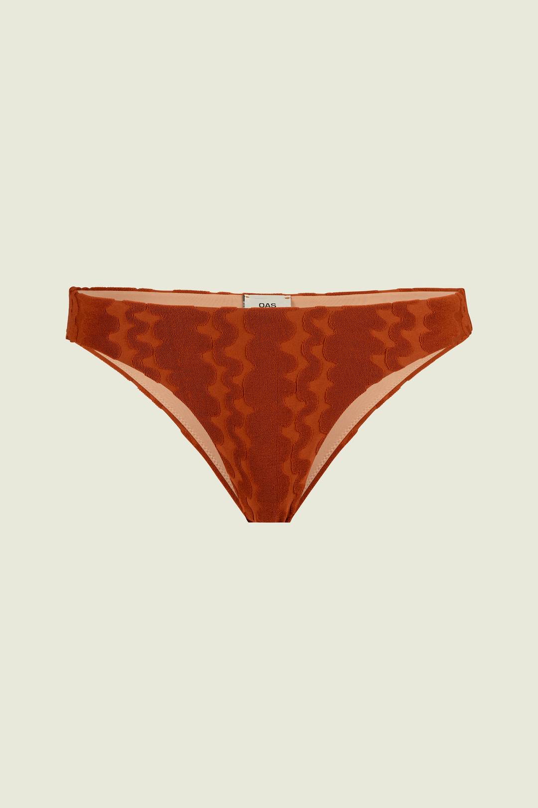 Terracotta Scribble Solis Bikini Bottom OAS