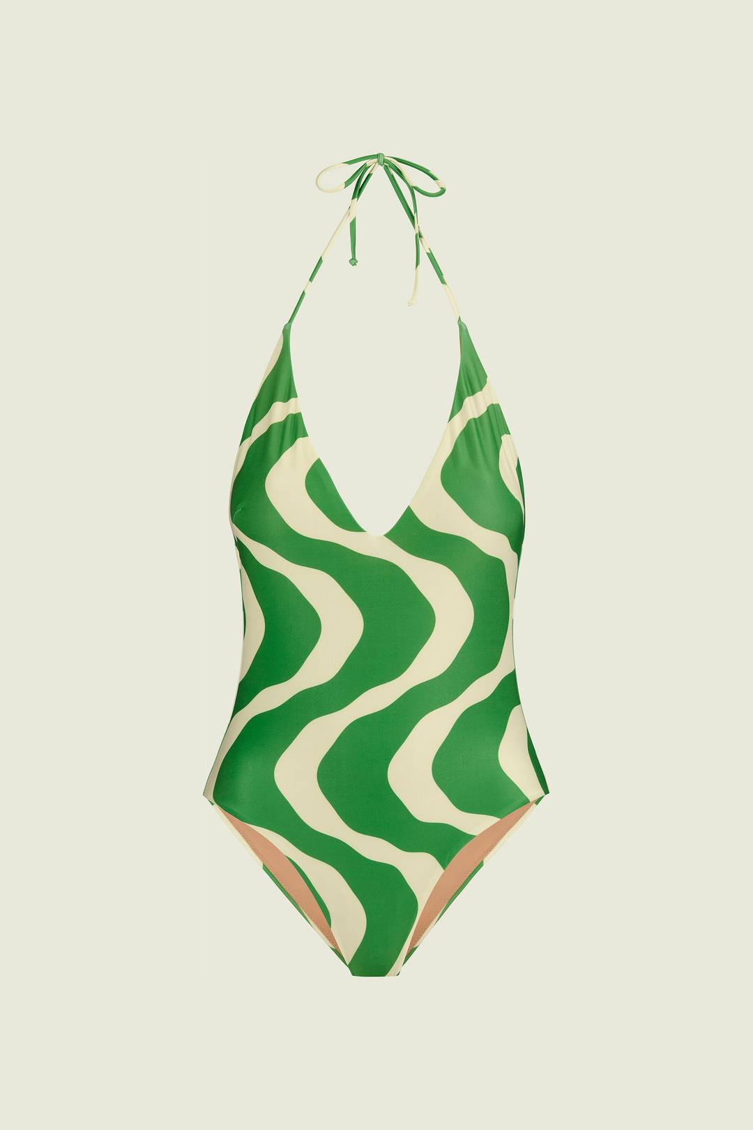 Green Rippling Lido Bathing Suit | OAS