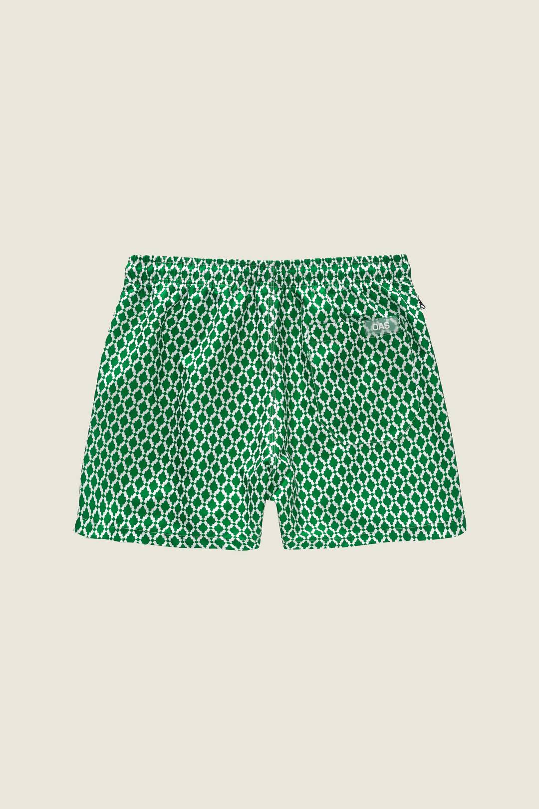Green Tile Swim Shorts