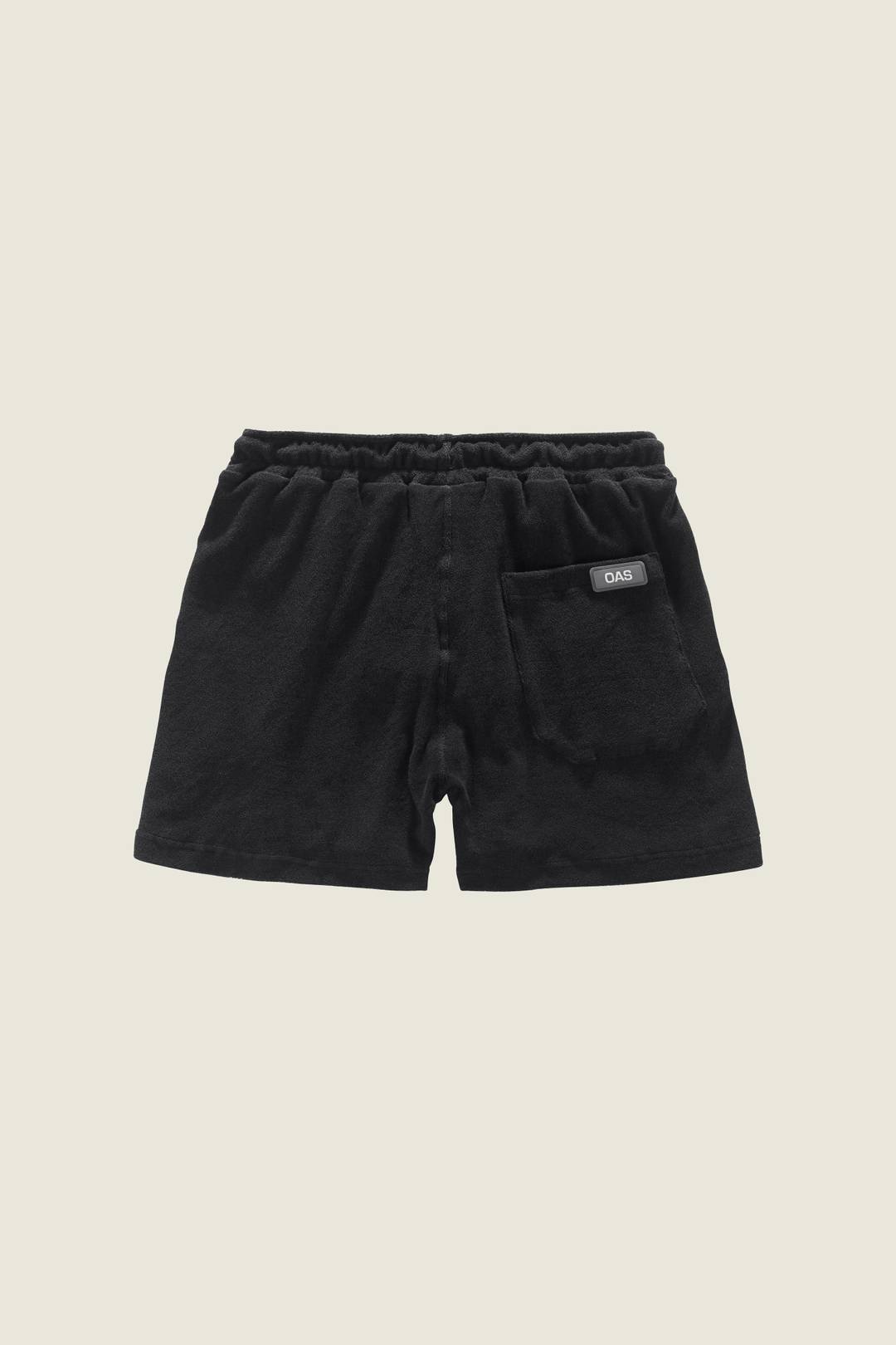 Black Frottee-Shorts | OAS