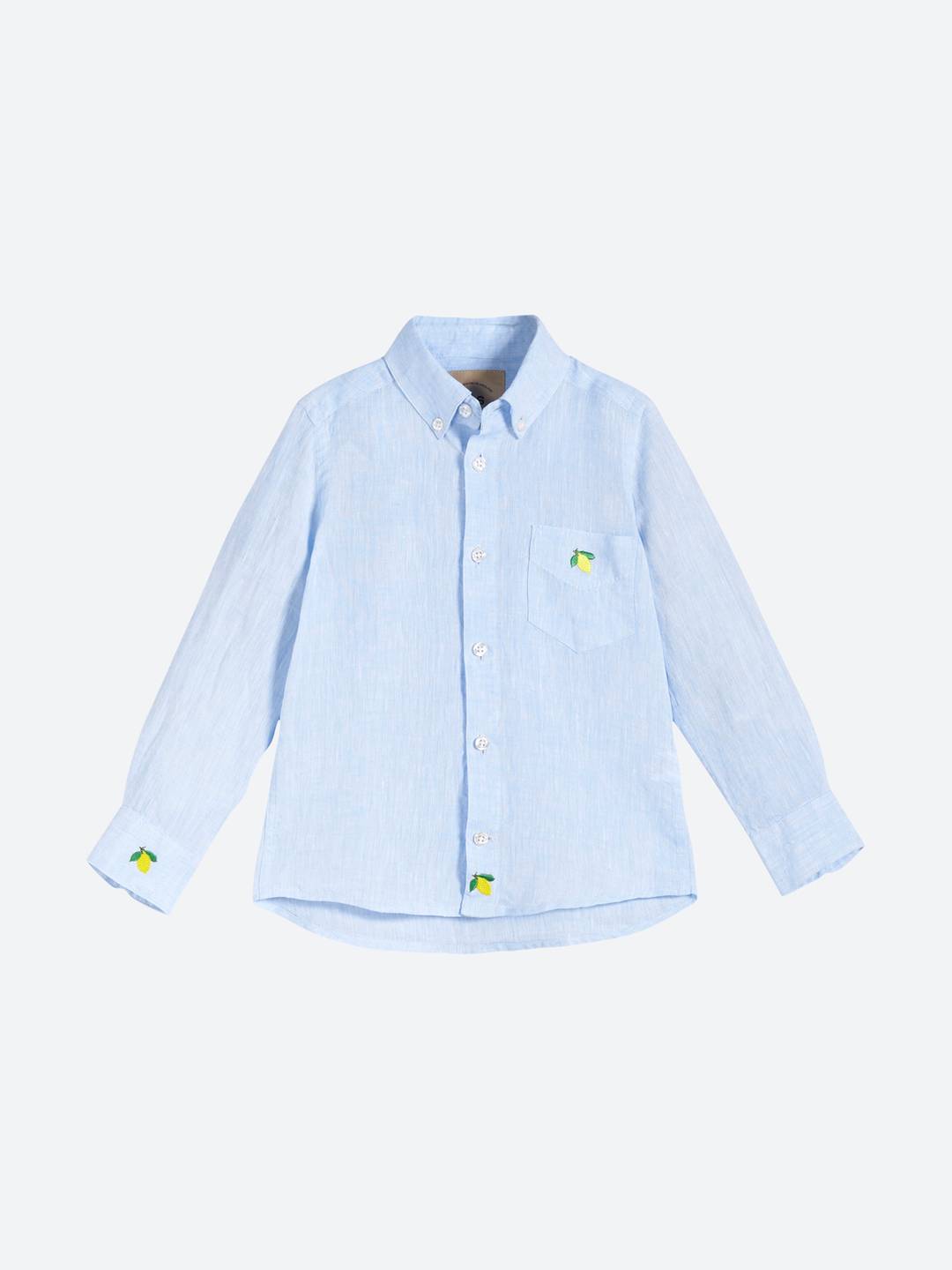 Details about   SUMMER LINEN TOP FOR KIDS Made in Europe Kids Pocket Linen Blouse With Applique 