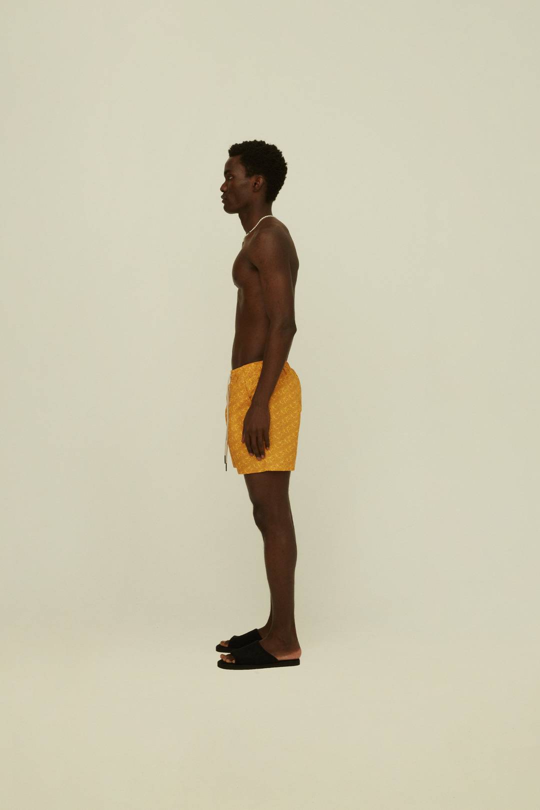 Yellow Squiggle Swim Shorts