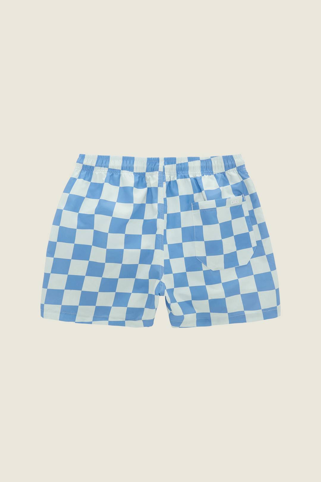 Blue Chess Swim Shorts