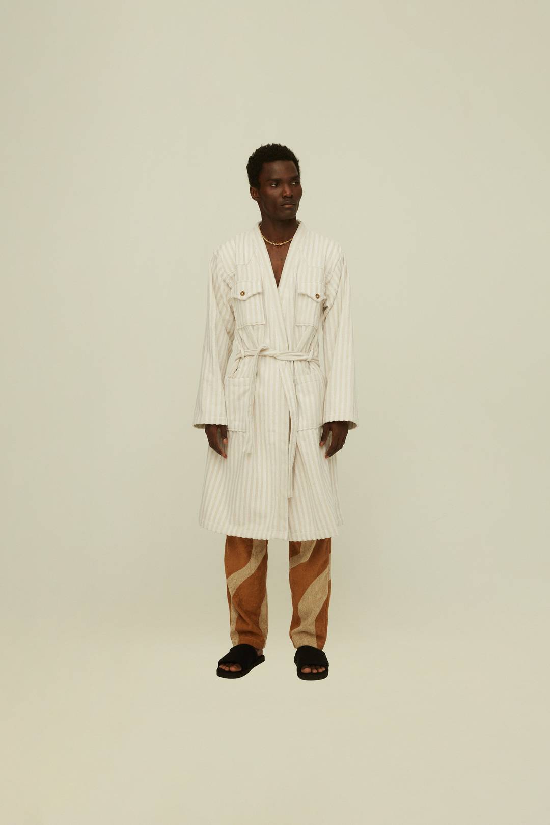 Beige Cowboy Robe