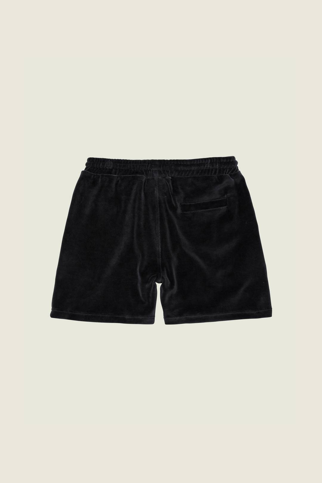 Nearly Black Velour Shorts