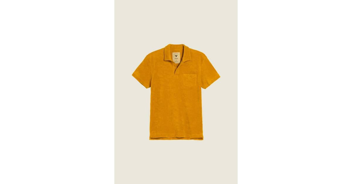 Mustard Polo Terry Shirt