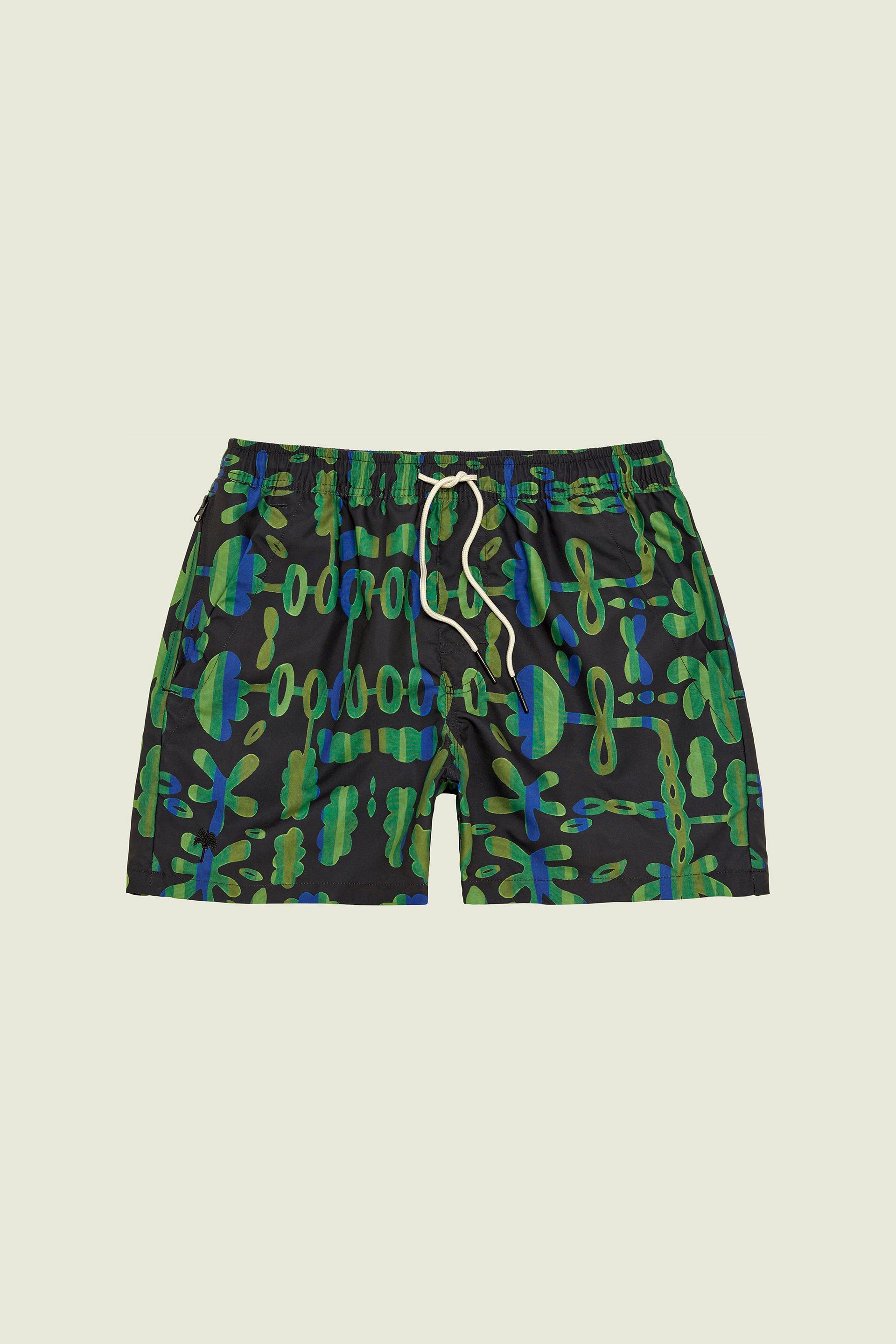 Feral Galbanum Swim Shorts