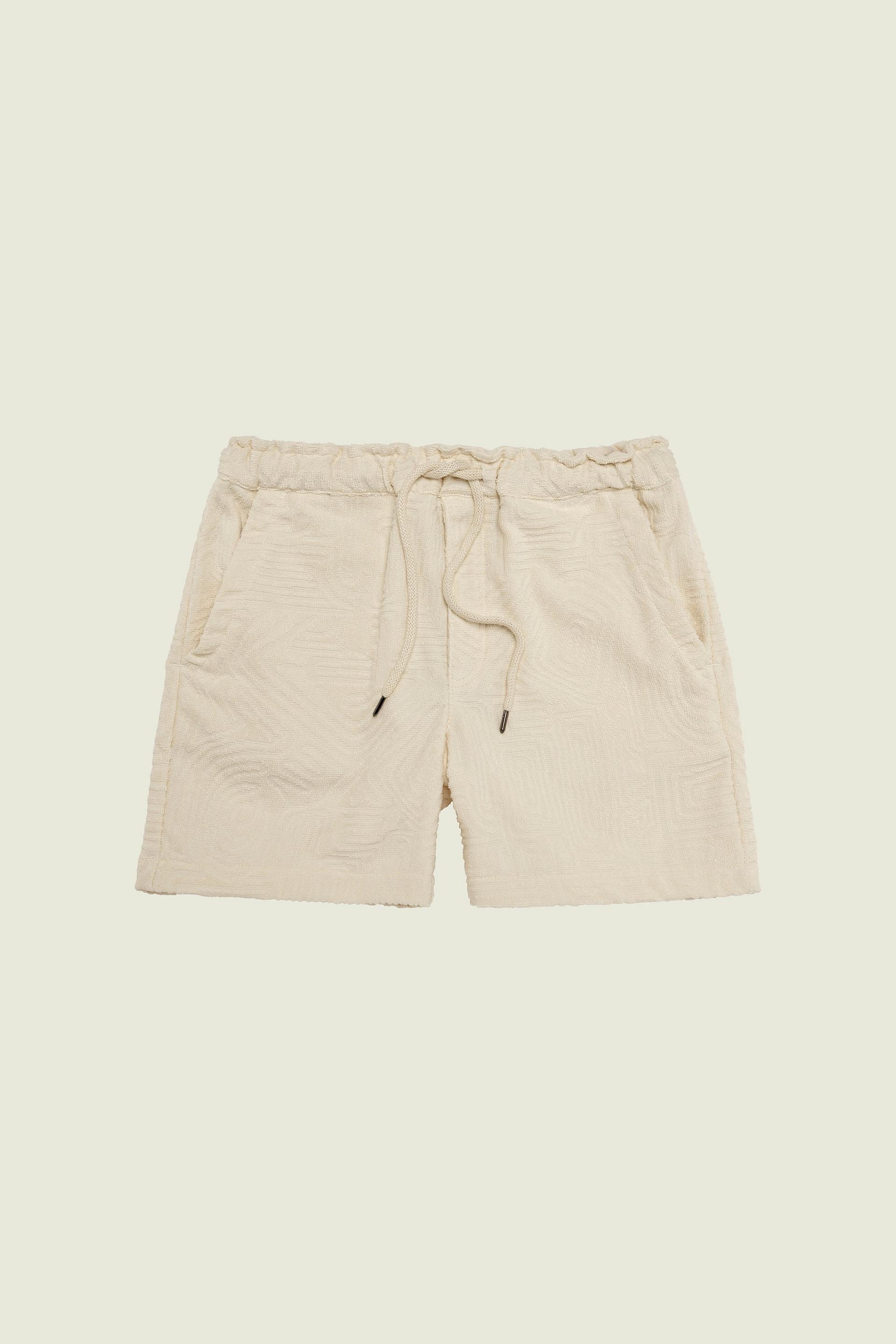 Cream Golconda Terry Shorts