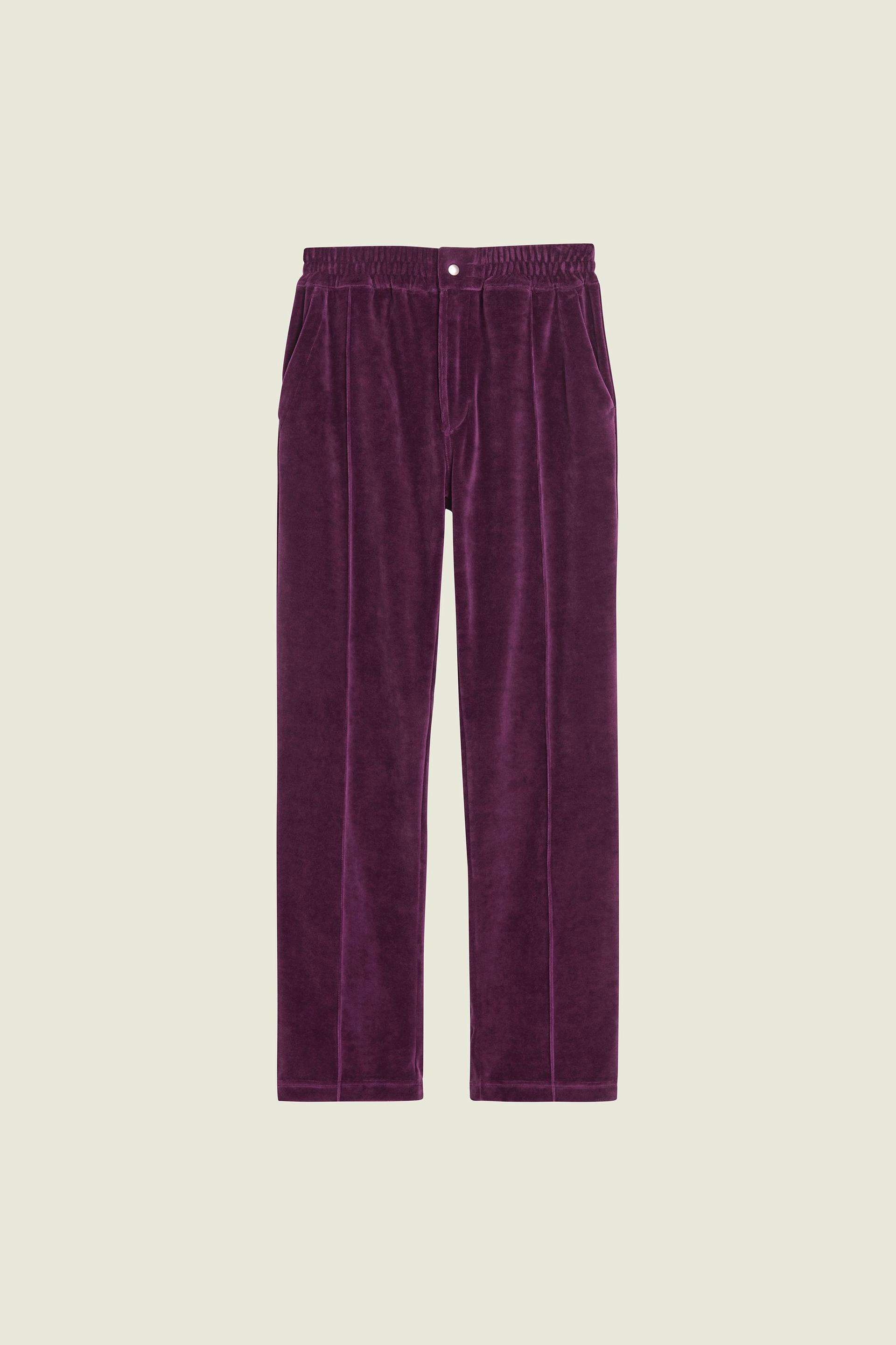 Dandy Purple Velour Pants