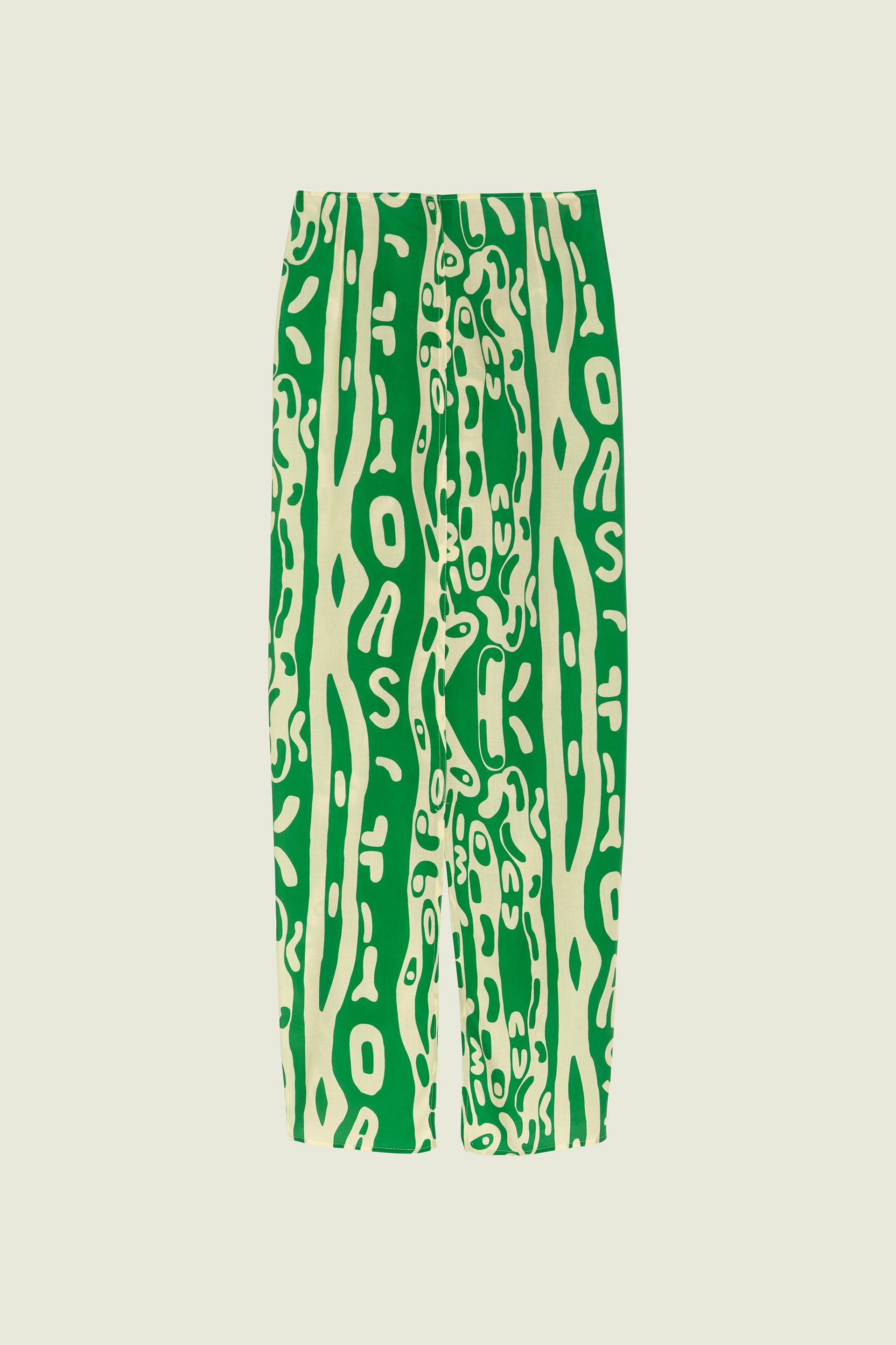 Verdant Jiggle Cyan Sarong