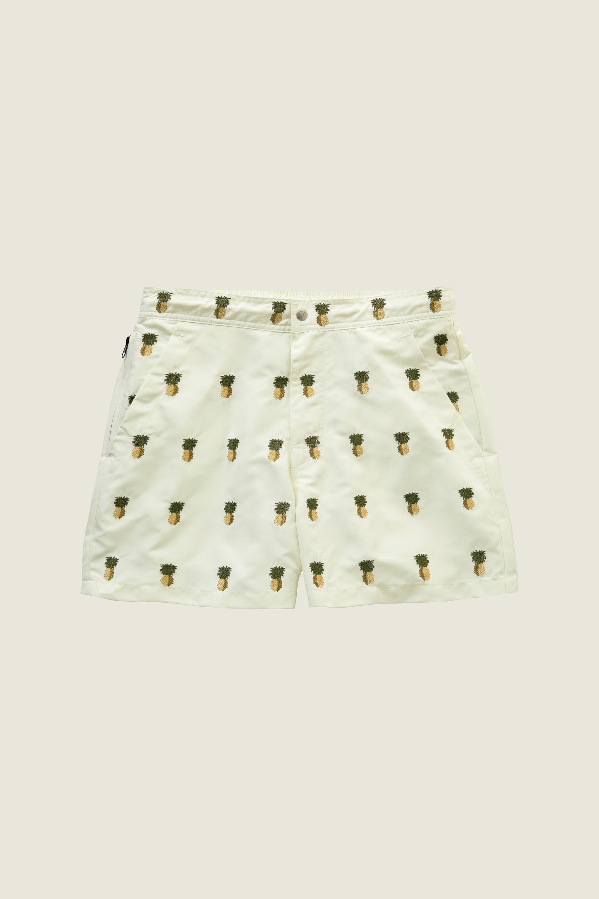 Full Embroidery Pina Swim Shorts