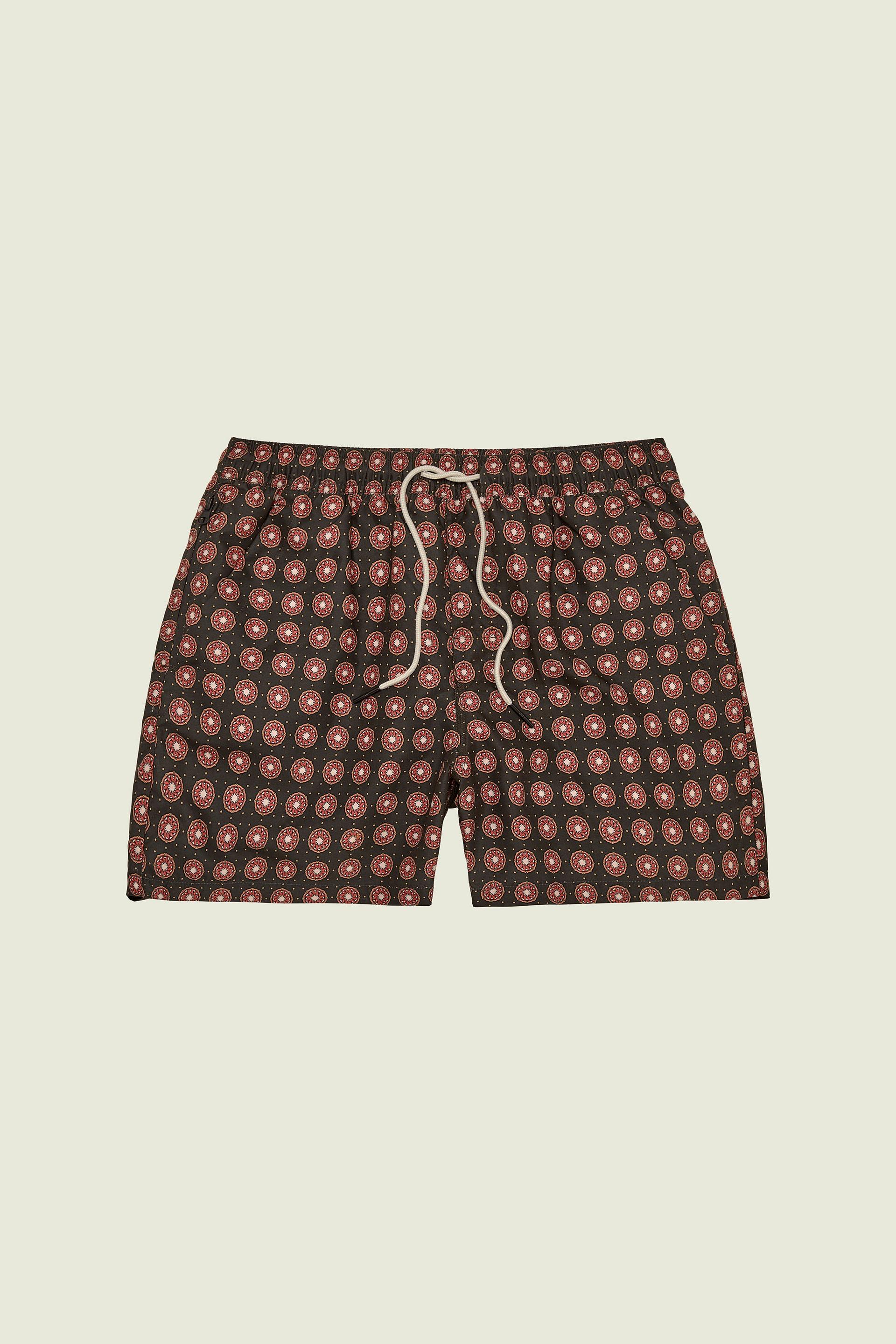 Coffee Lumo Swim Shorts