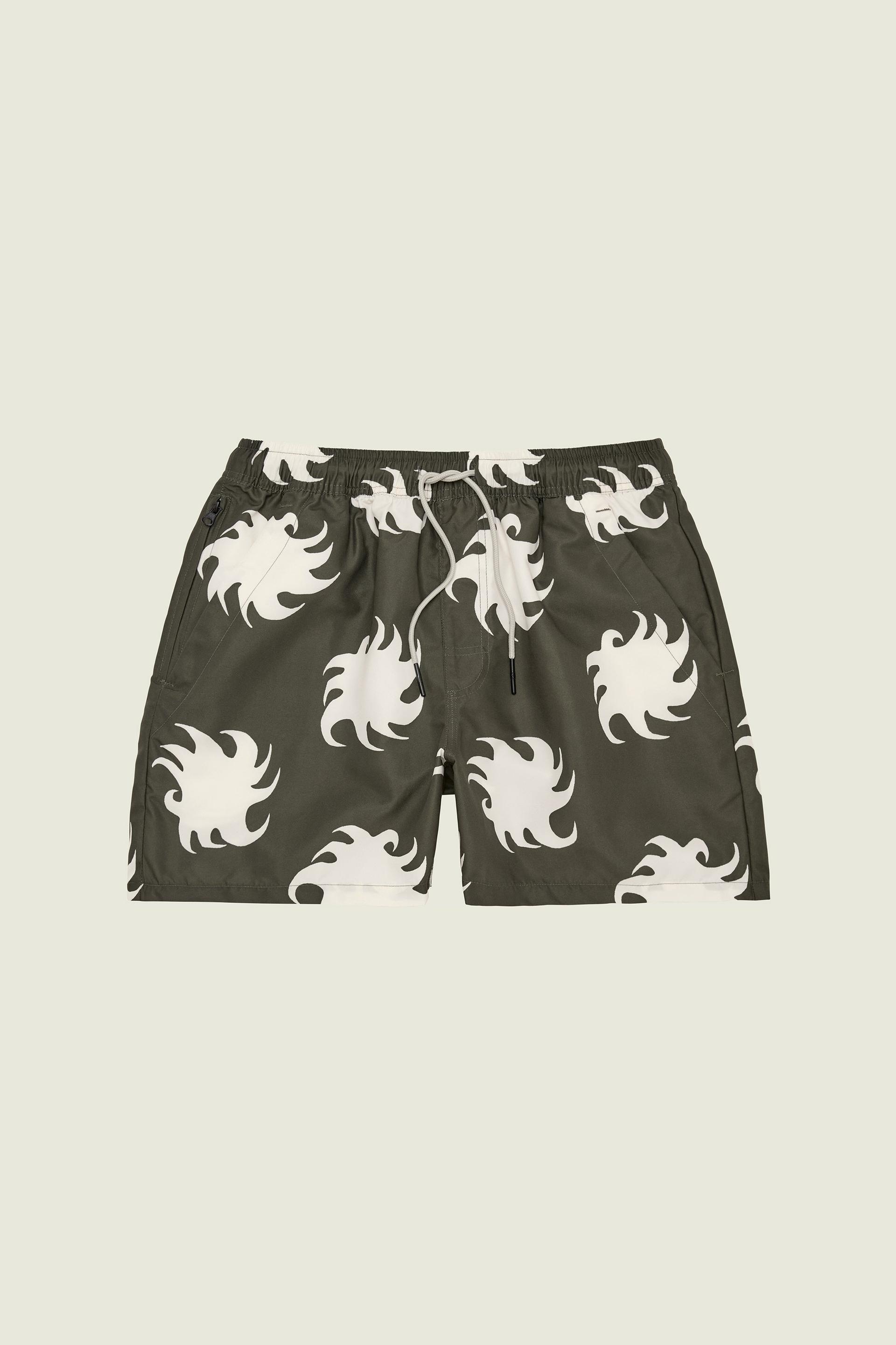 Pine Ember Swim Shorts