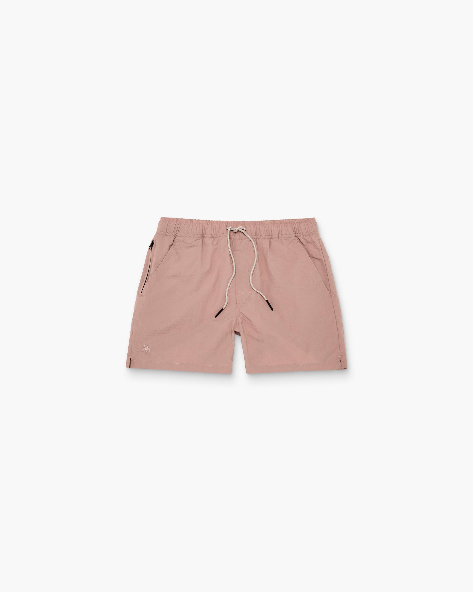 Blush Nylon Swim Shorts
