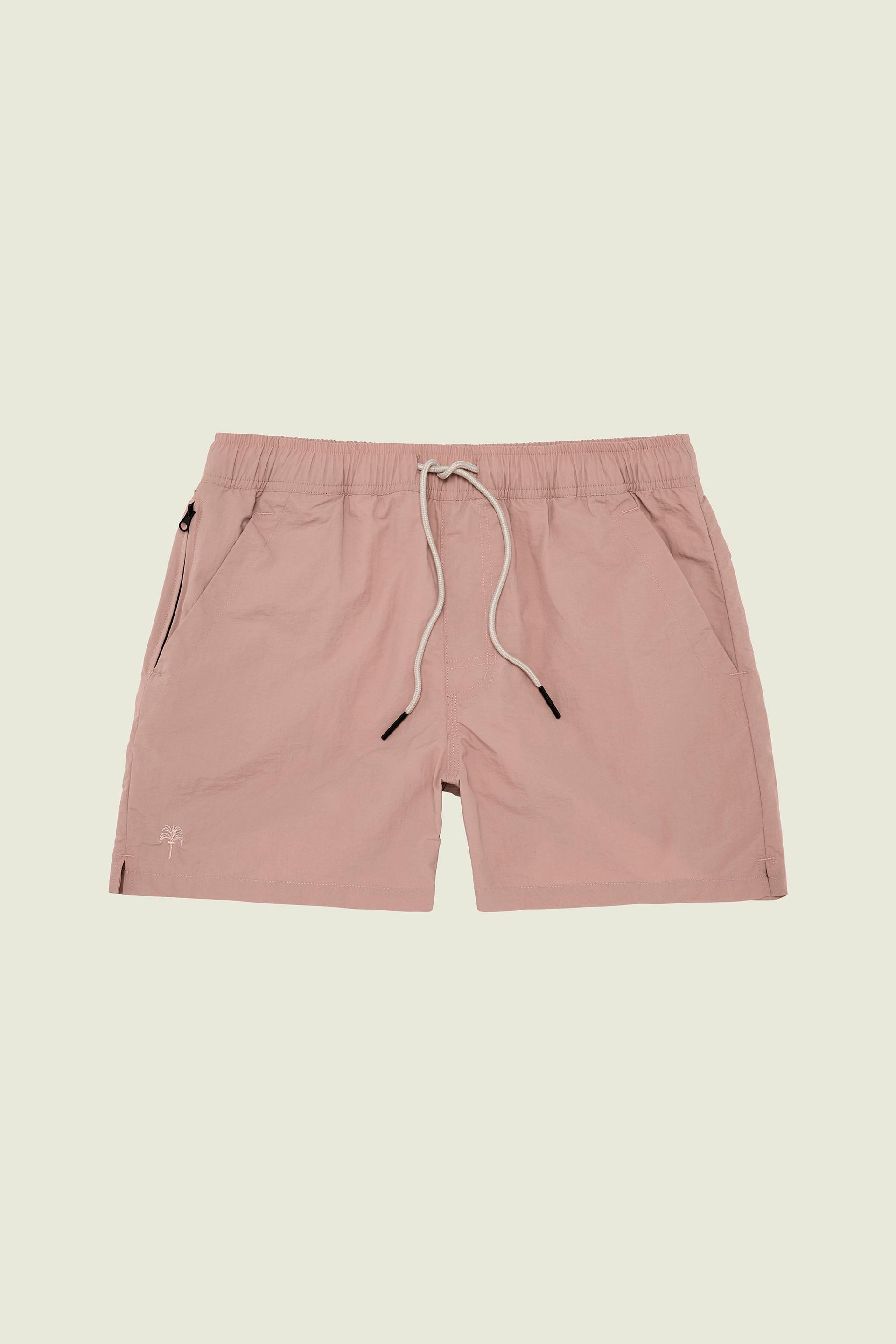 Blush Nylon Swim Shorts