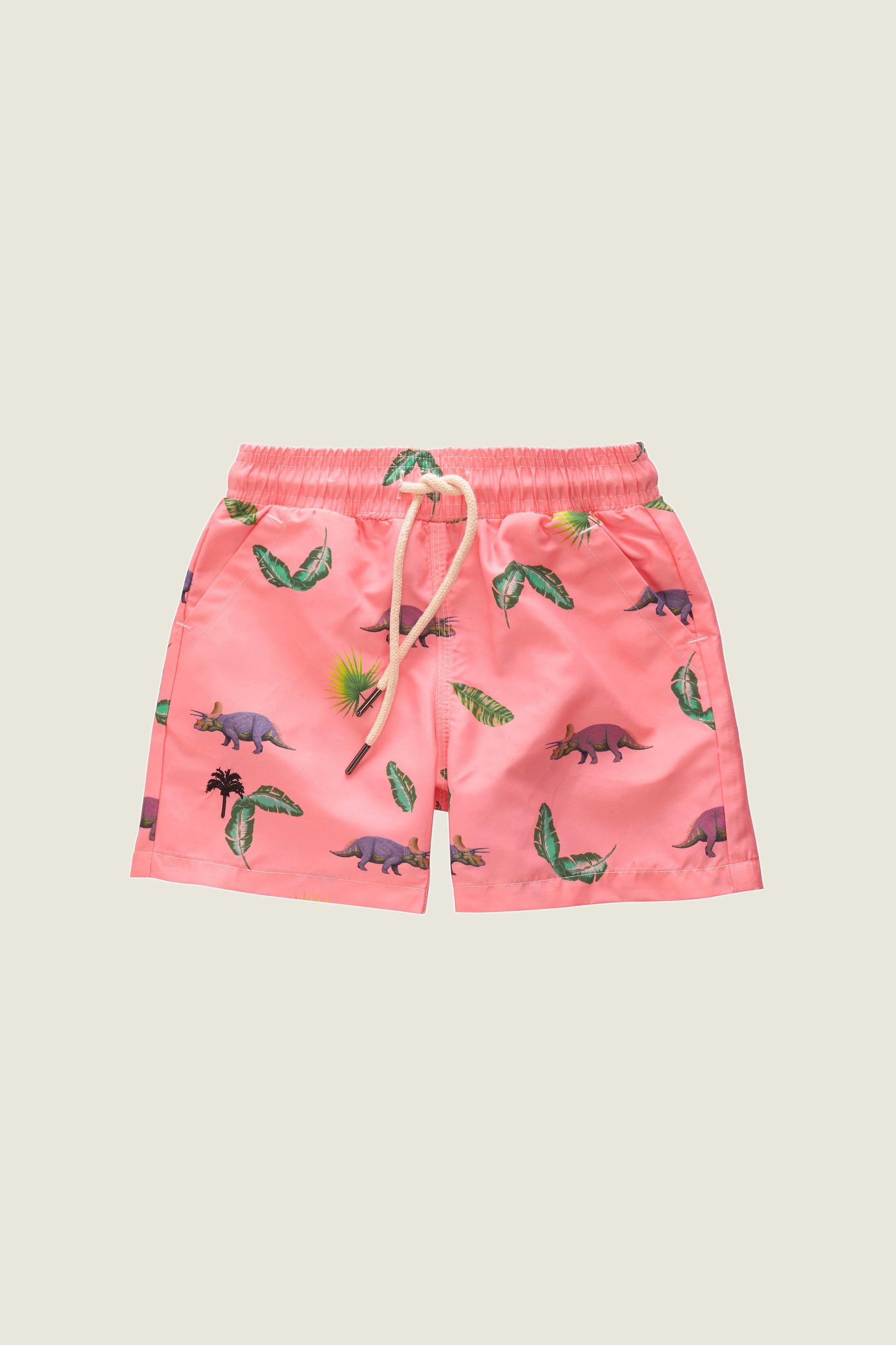 Pink Dino Badehose Jungen