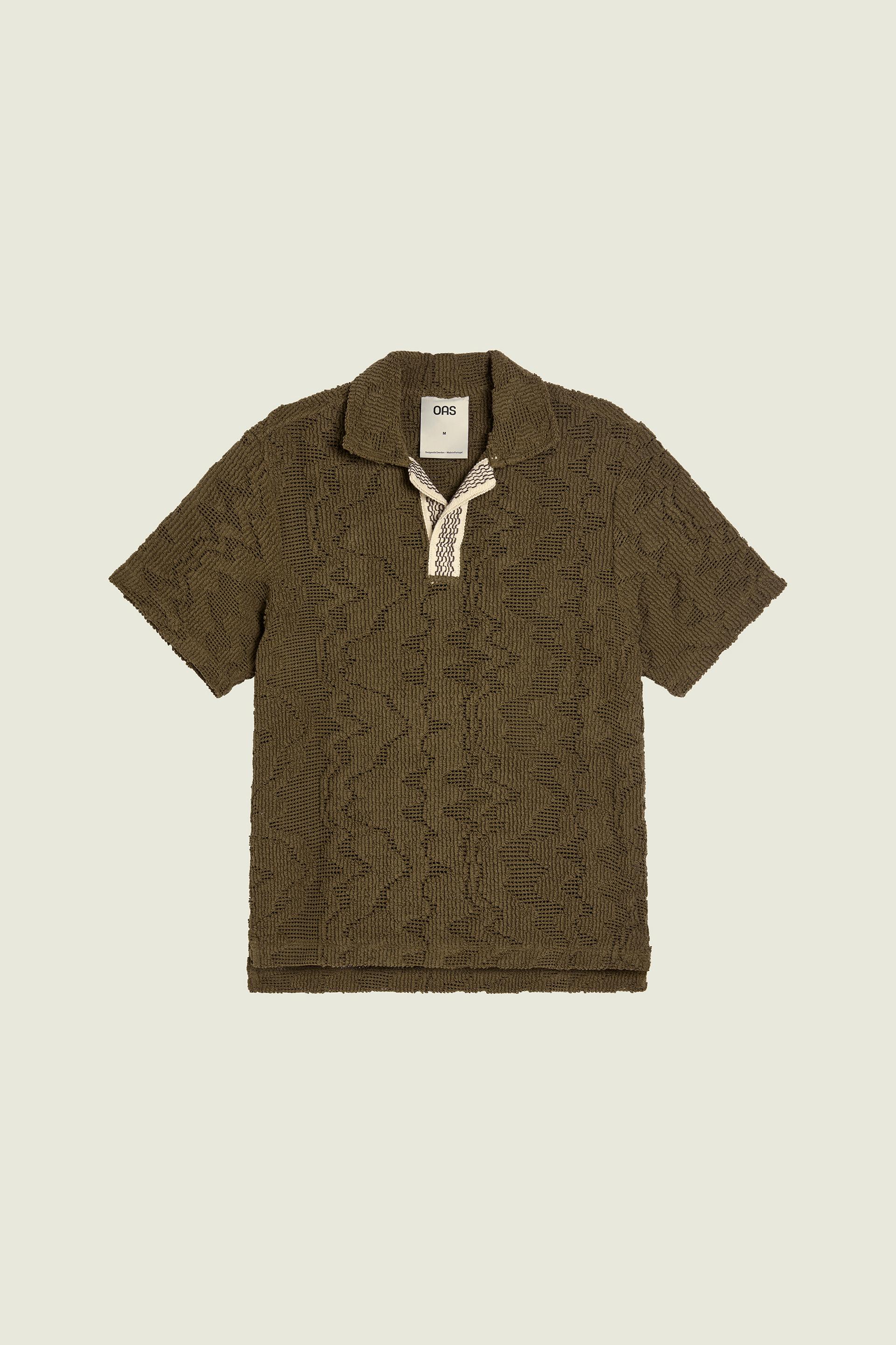 Pine Verve Palmer Crochet Shirt