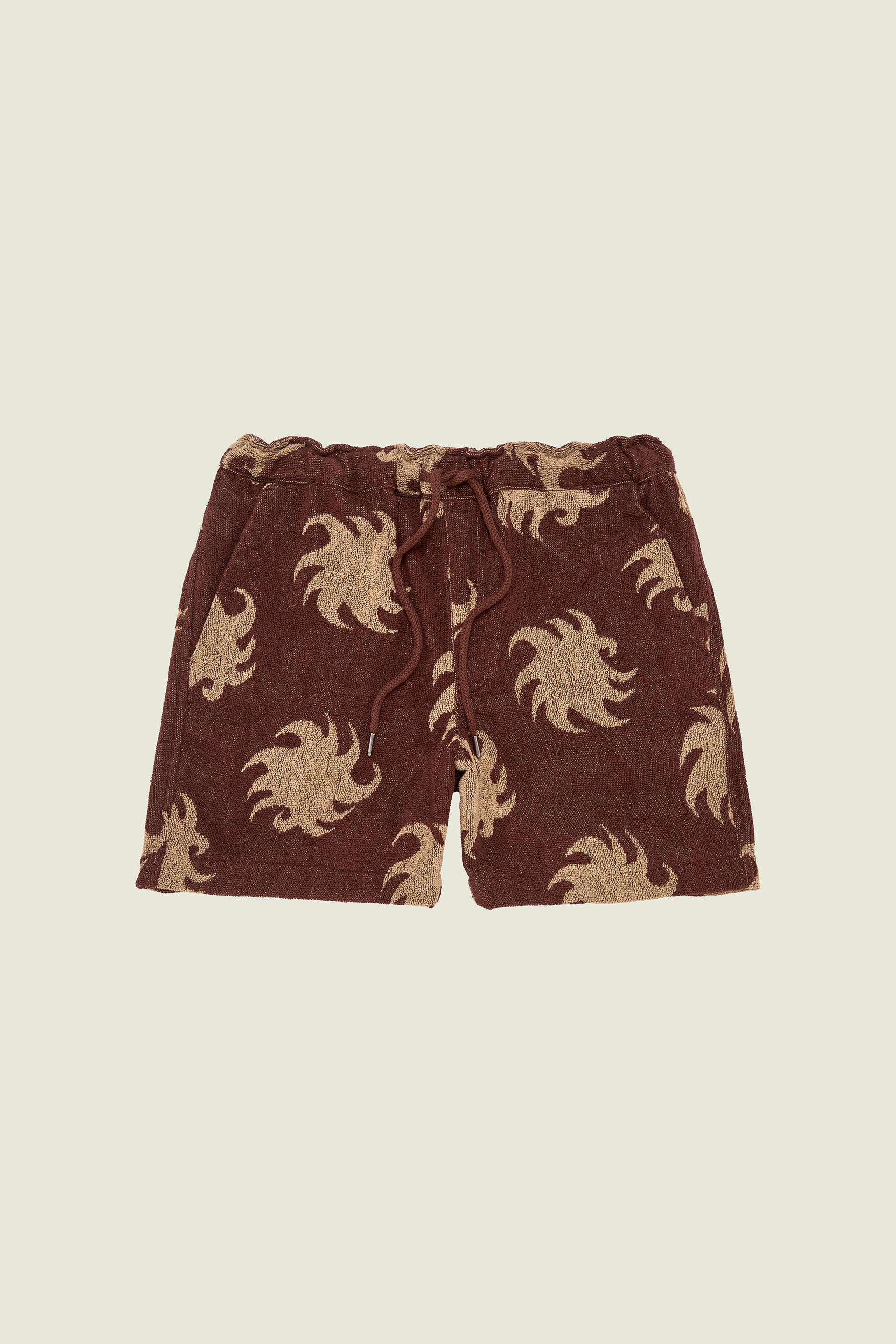 Mocha Ember Terry Shorts