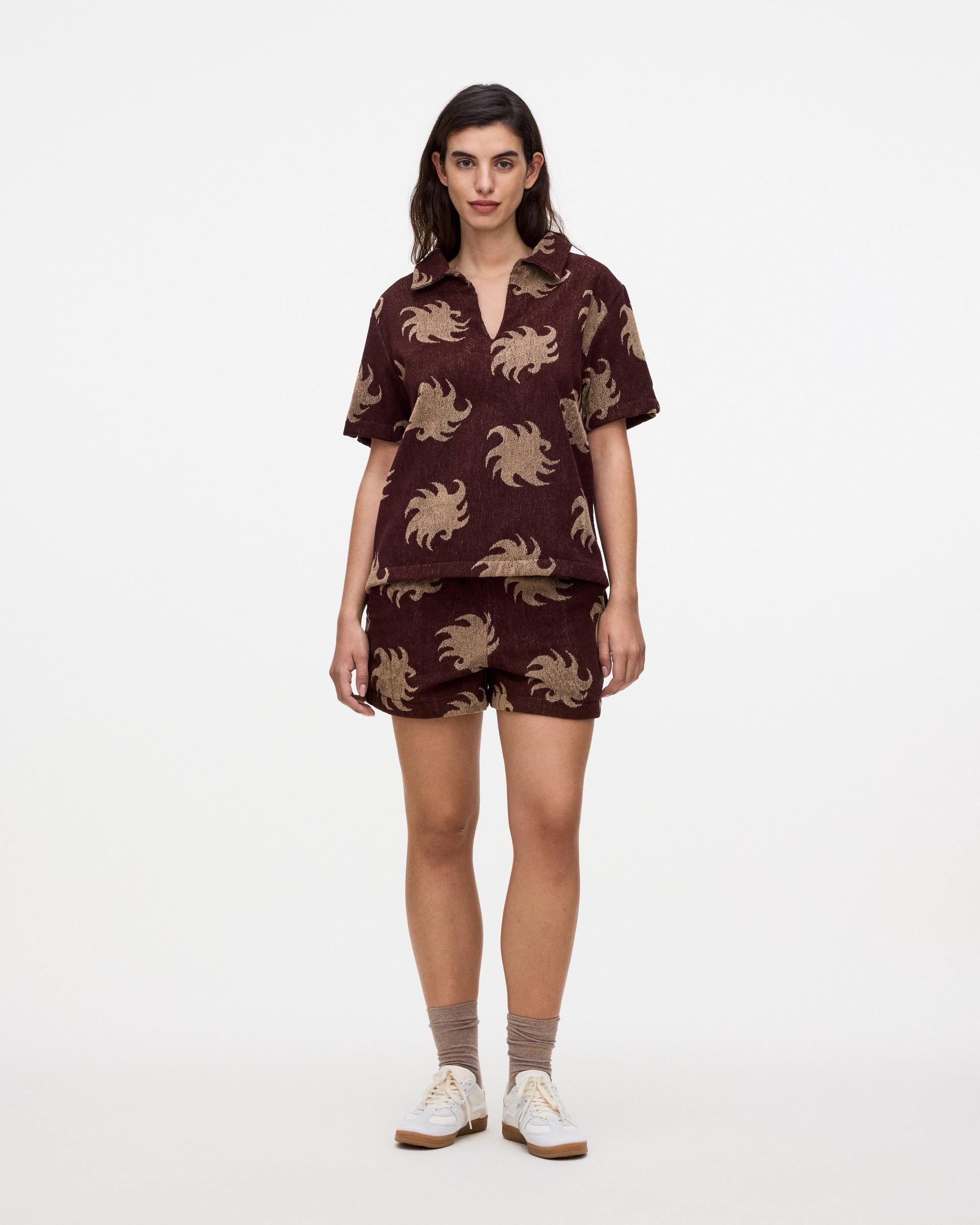 Mocha Ember Jaffa Terry Shirt