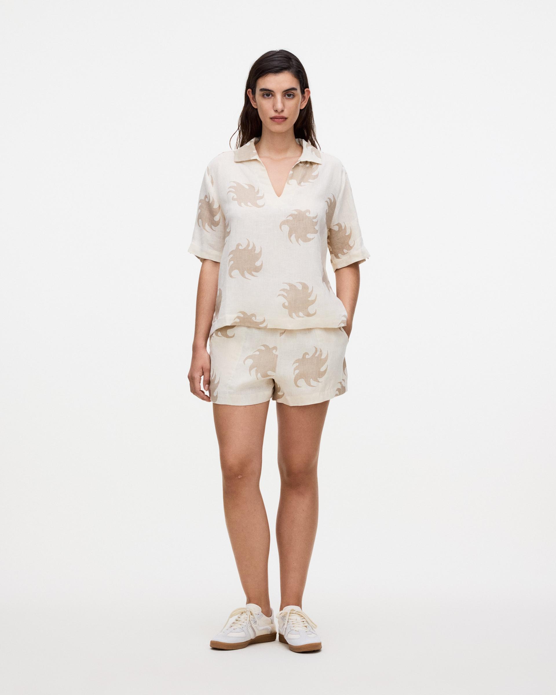 Hazel Ember Jaffa Linen Shirt