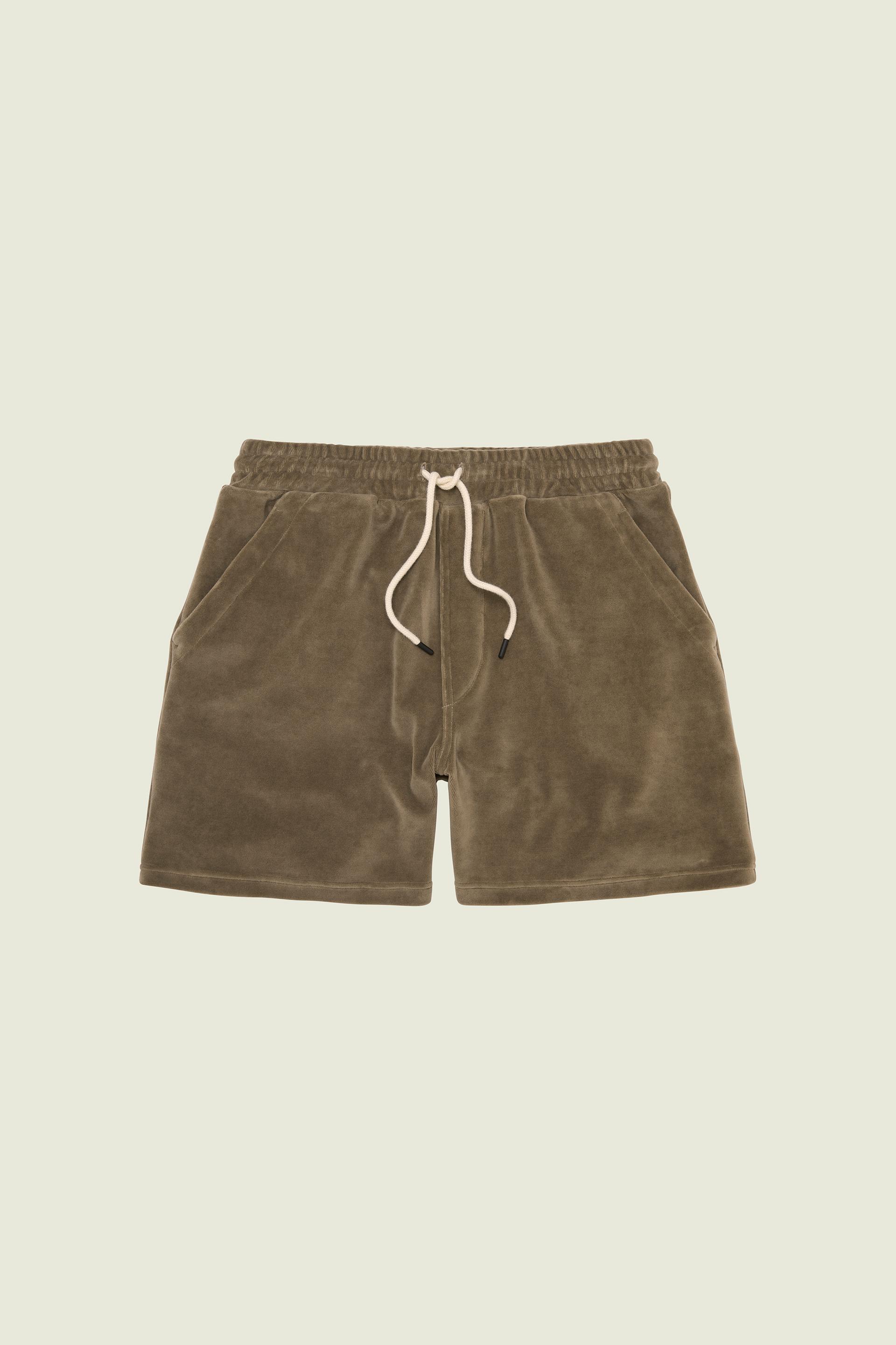 Morel Velour Shorts