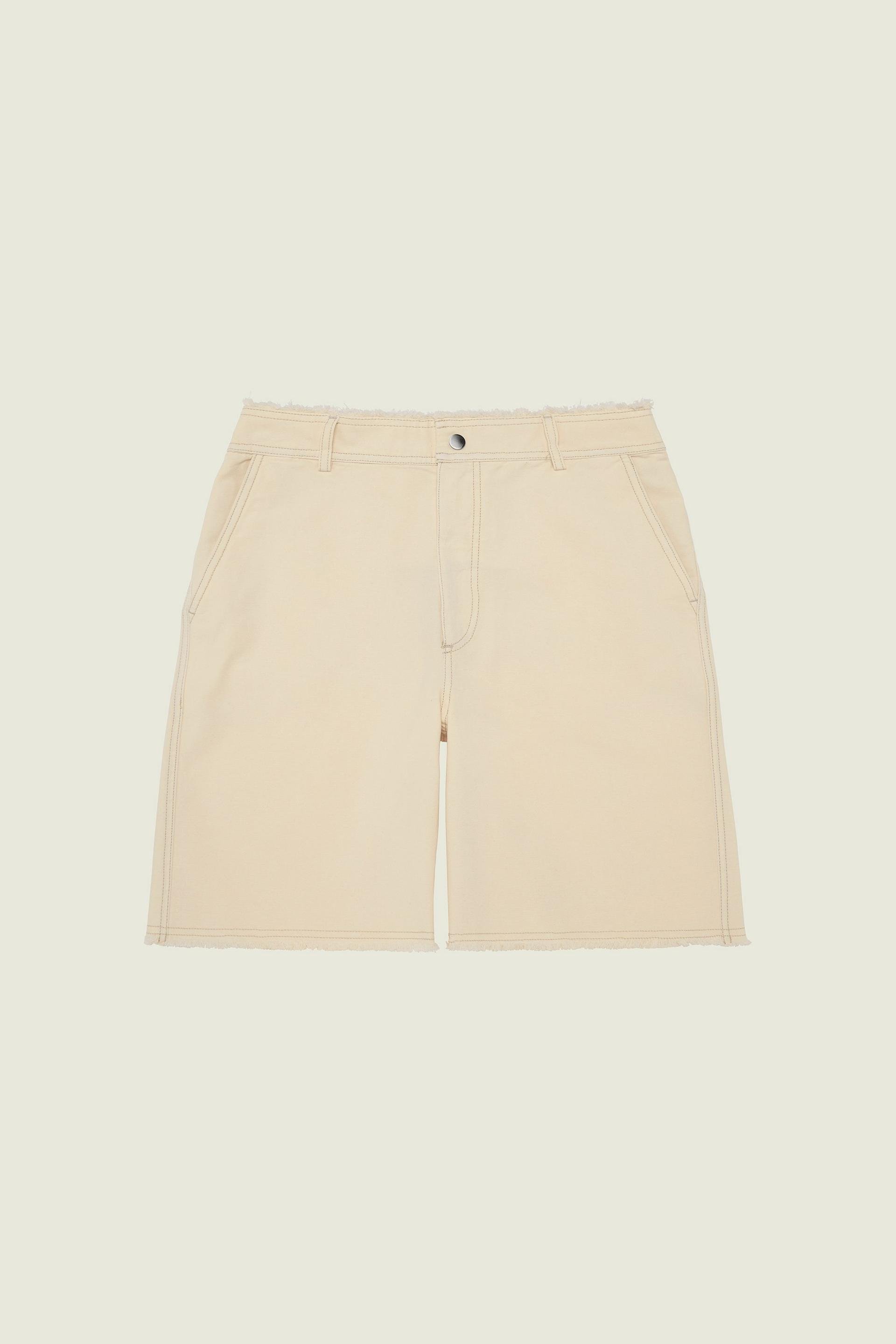 Ecru Arena Bermuda Shorts