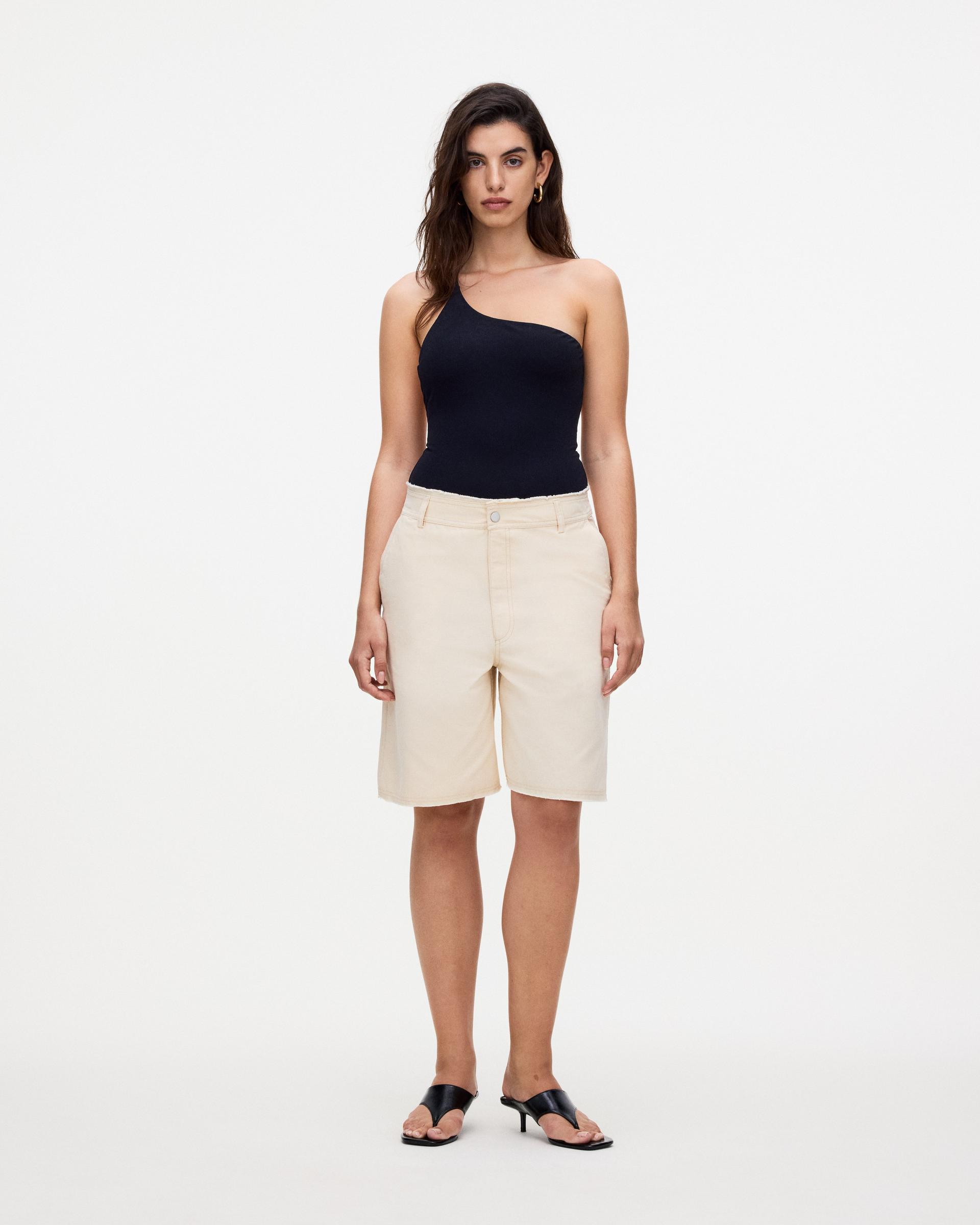 Ecru Arena Bermuda Shorts