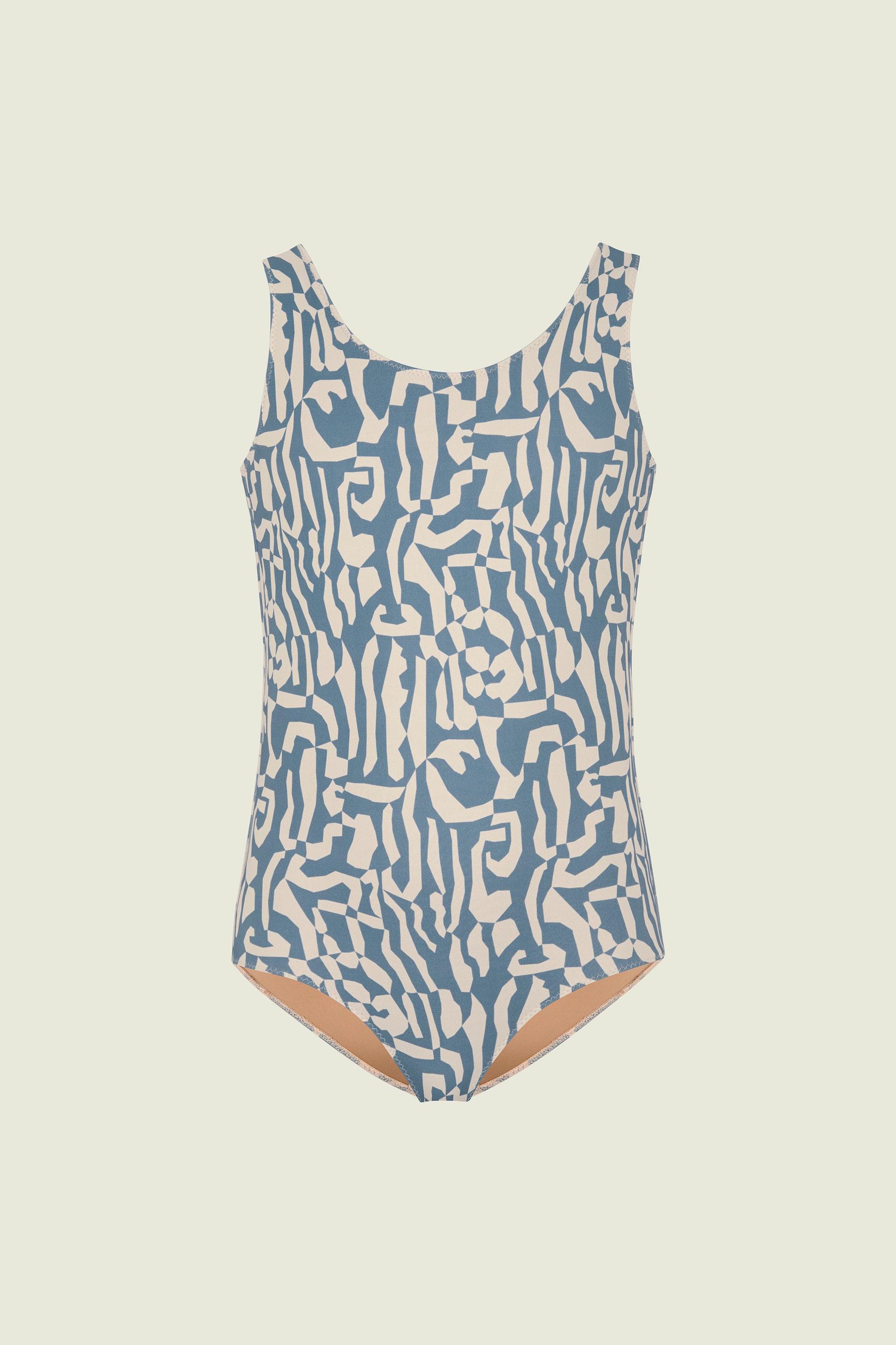 Kids Marbling Bathing Suit