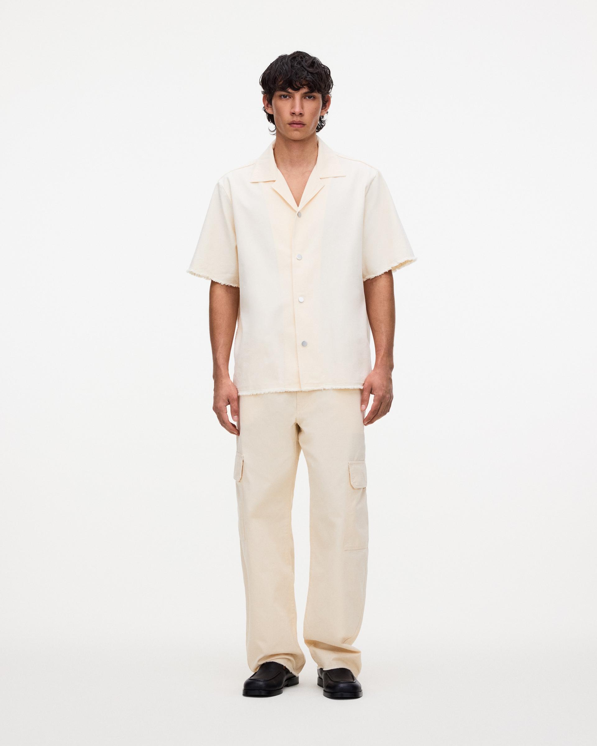Ecru Tarp Canvas Pants