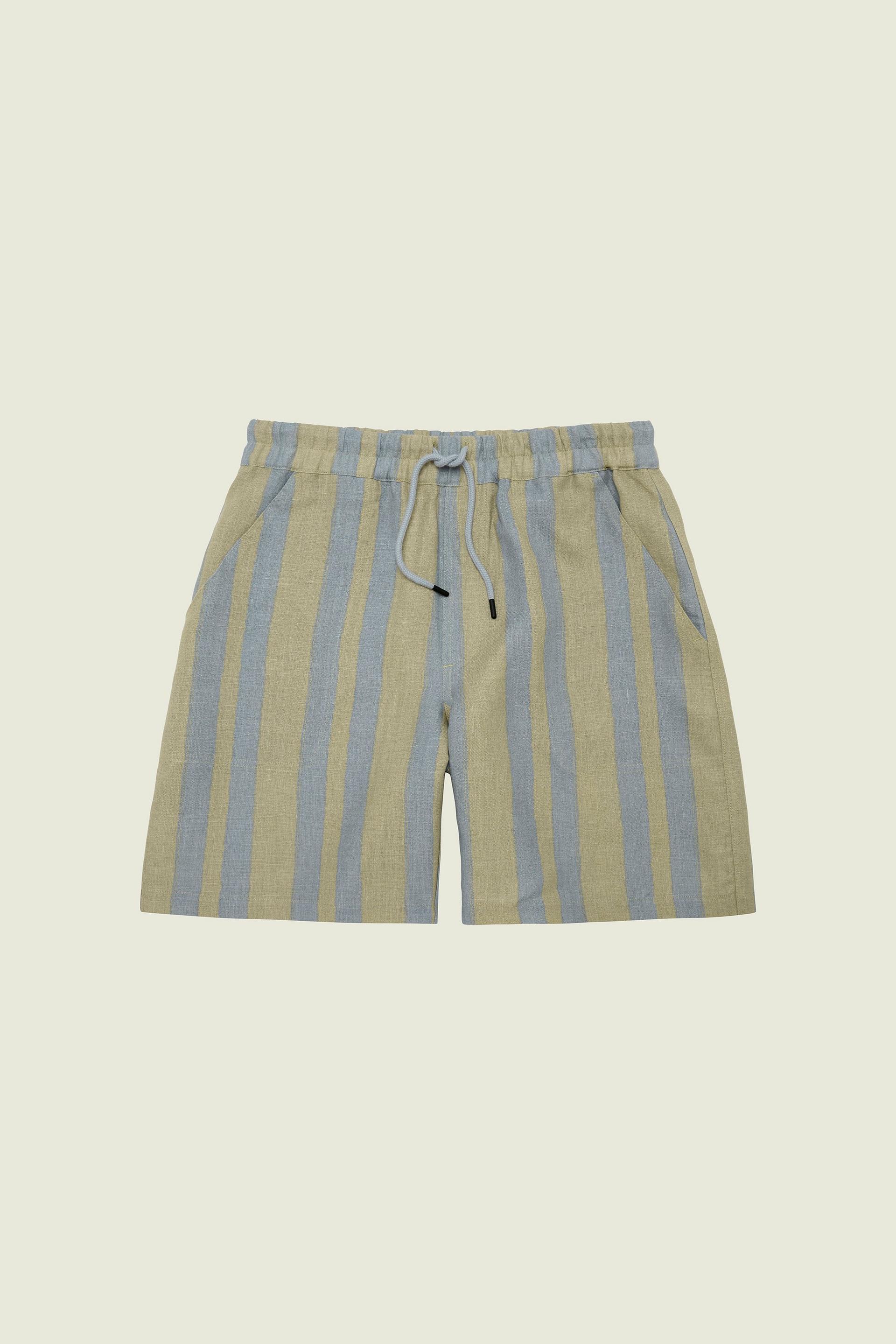 Mist Strata Nicola Linen Shorts