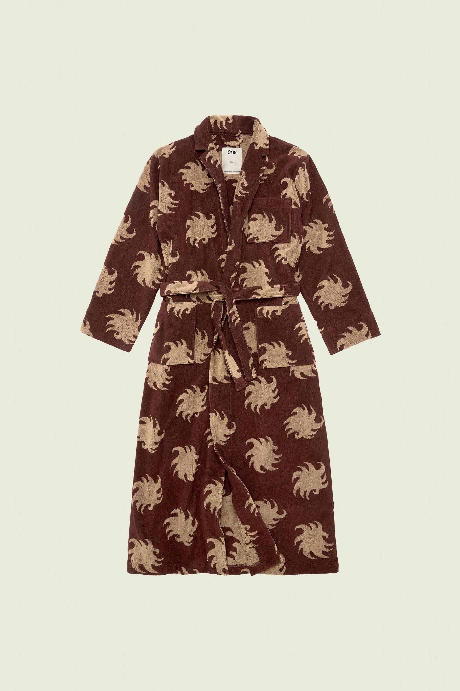 Mocha Ember Long Robe