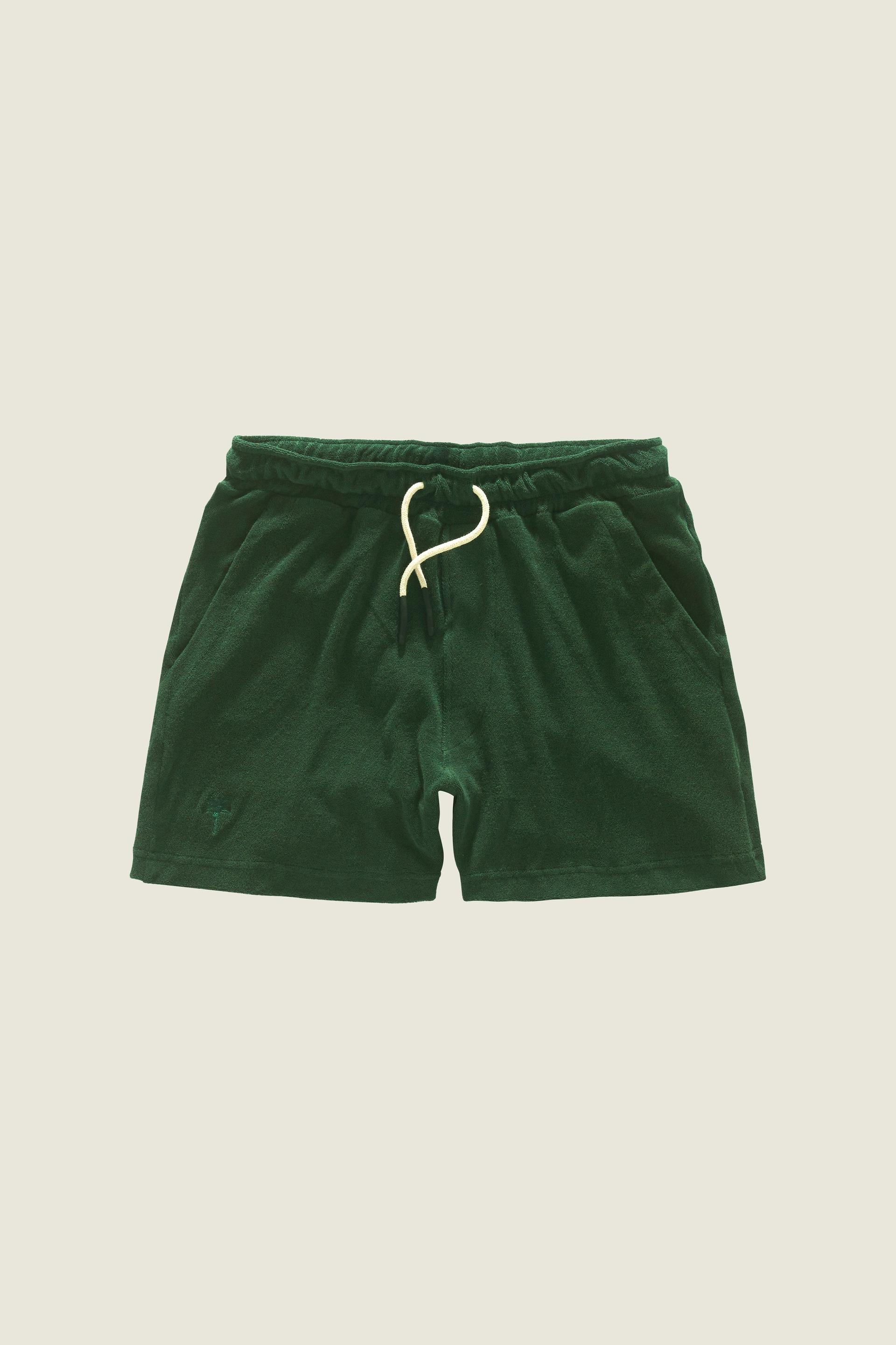 Green Frotté-shorts