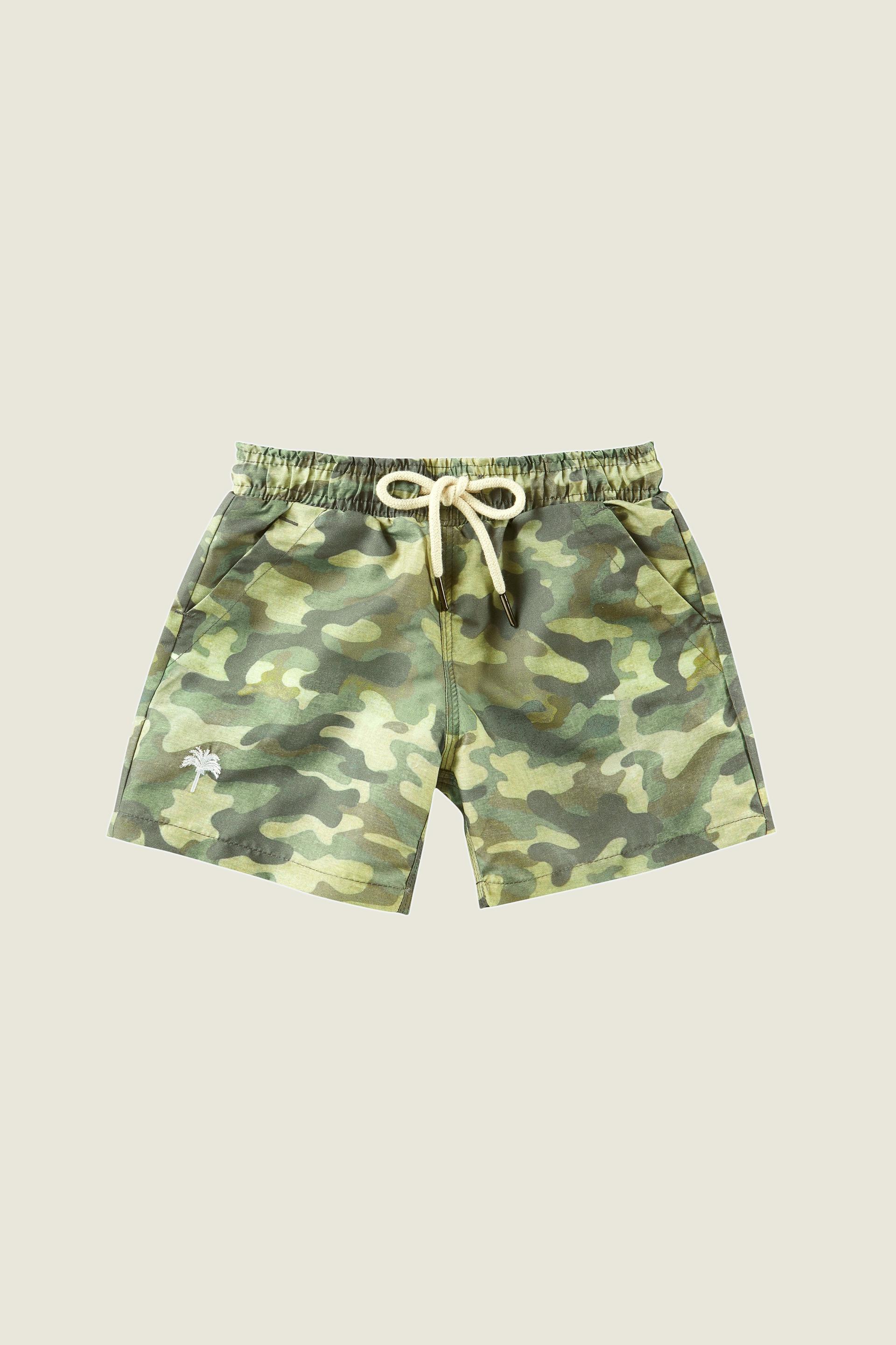 Kids Cammo Swim Shorts