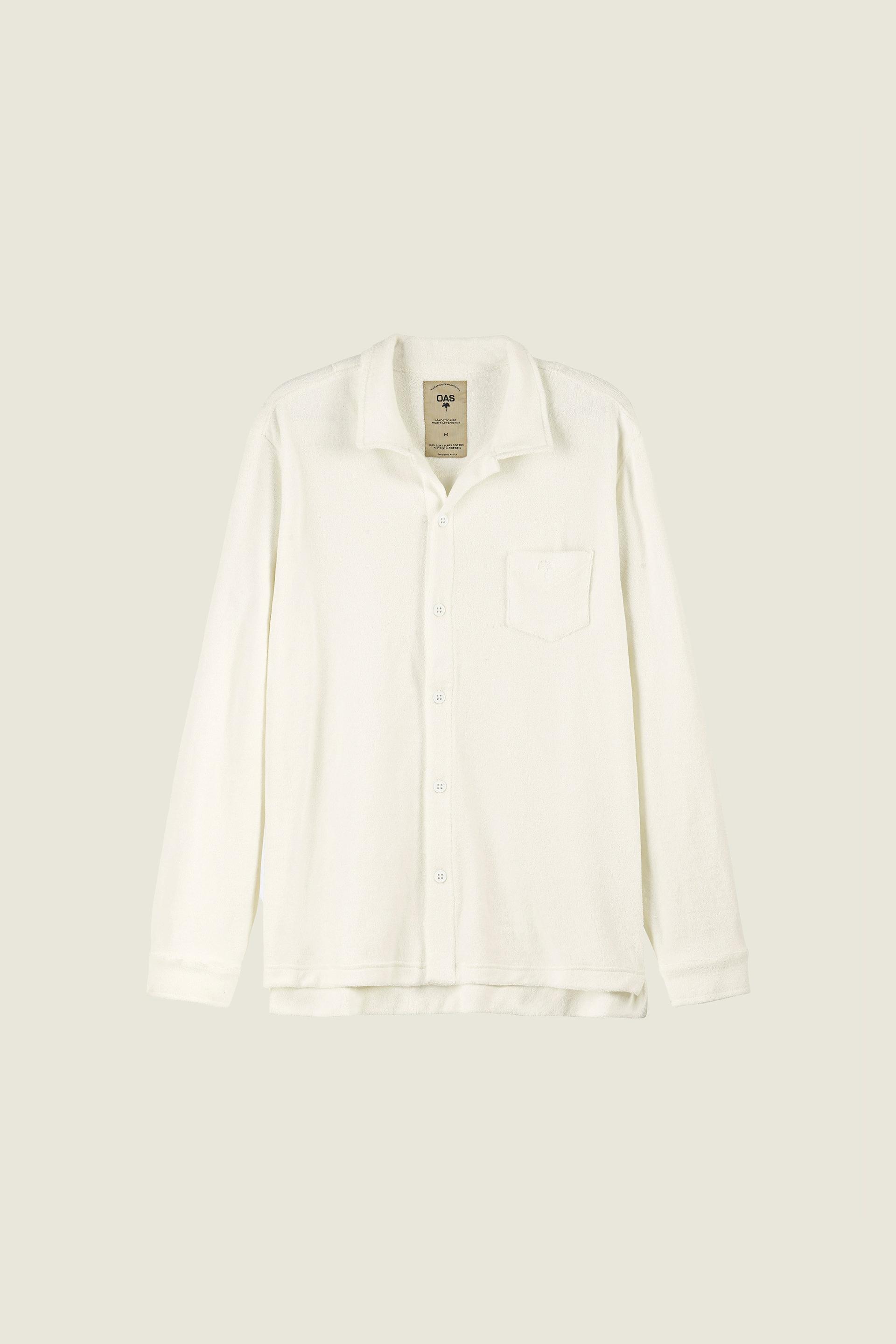 White Terry Camisa Shirt