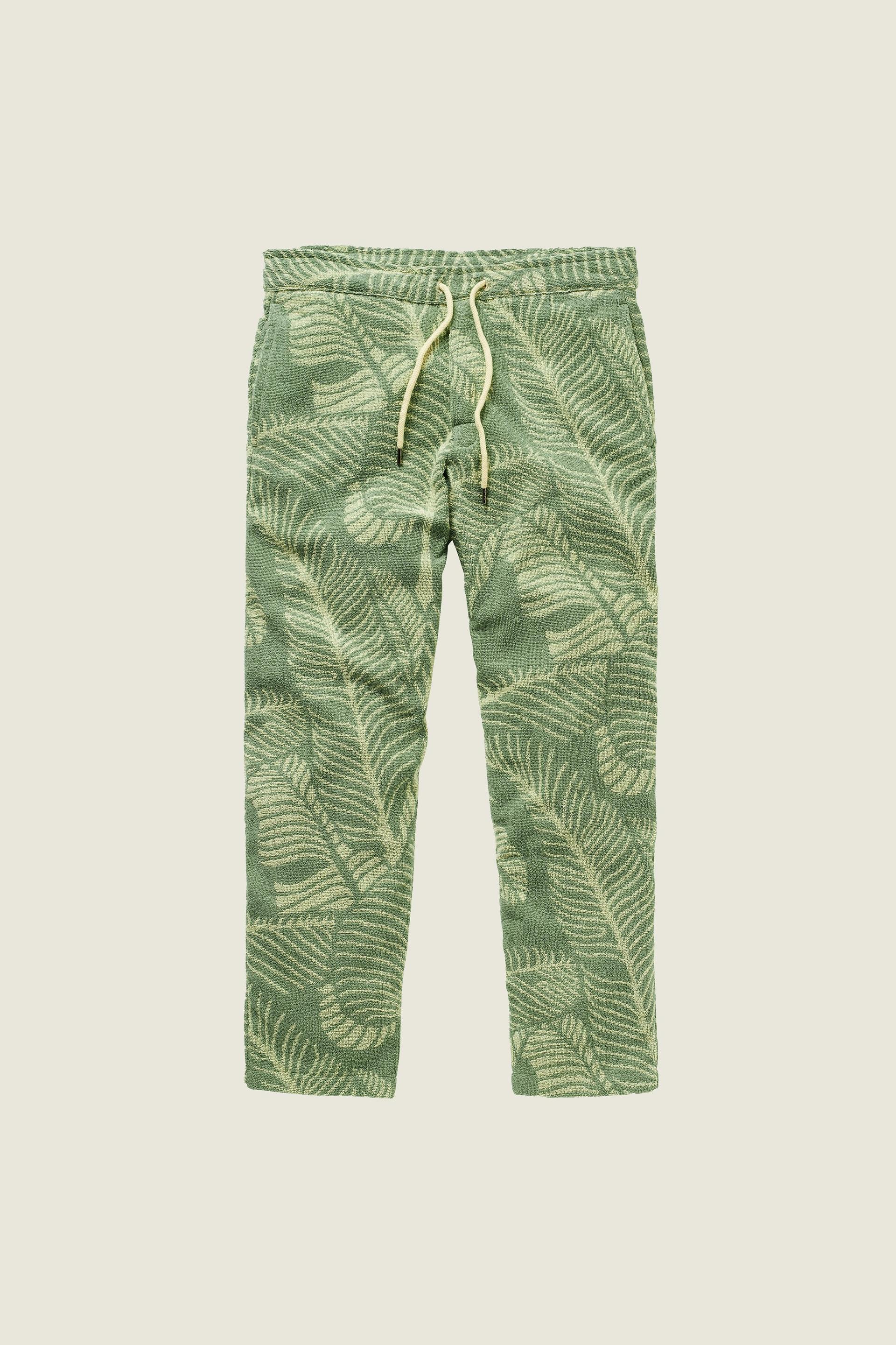 Banana Leaf Terry Long Pant