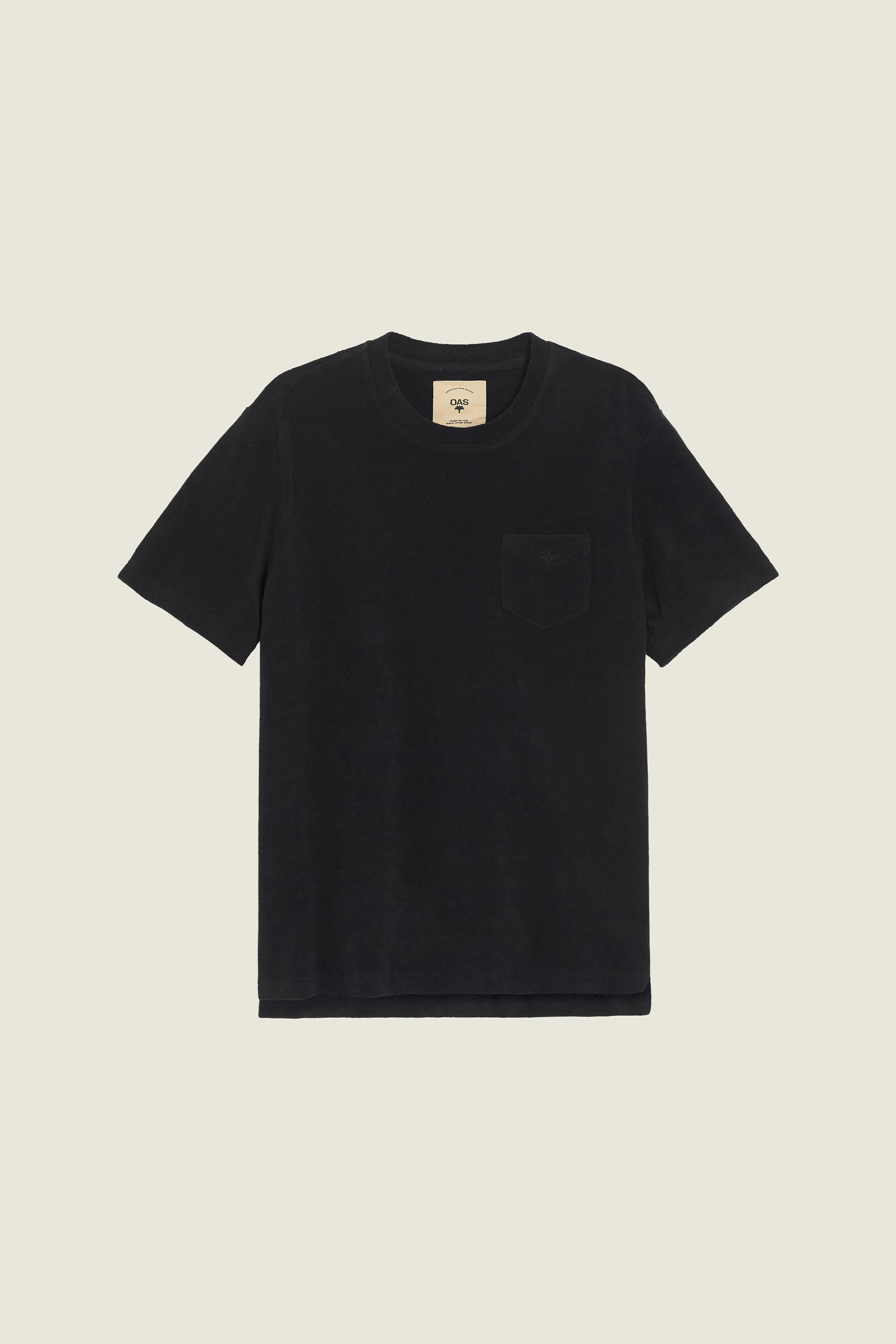 Black Frotté T-shirt