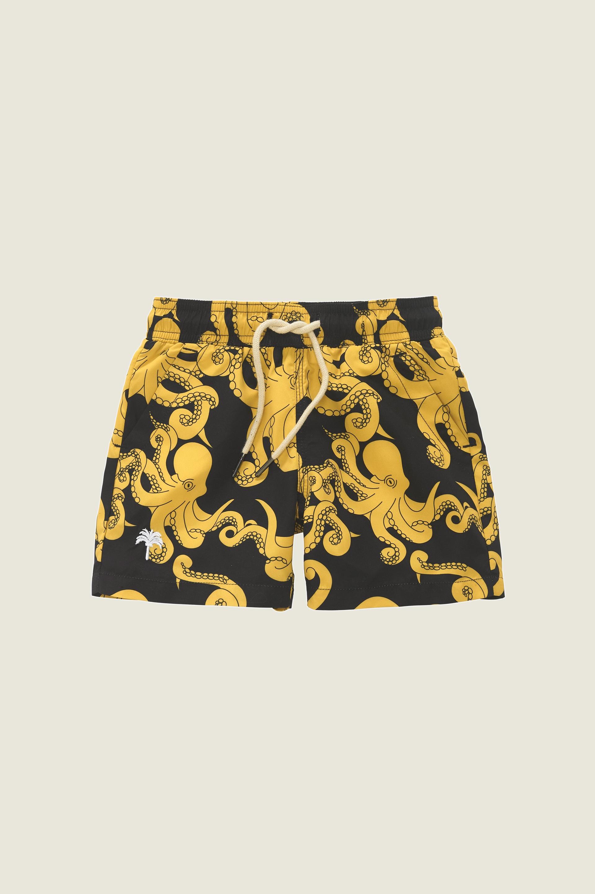 Kids Black Octo Swim Shorts