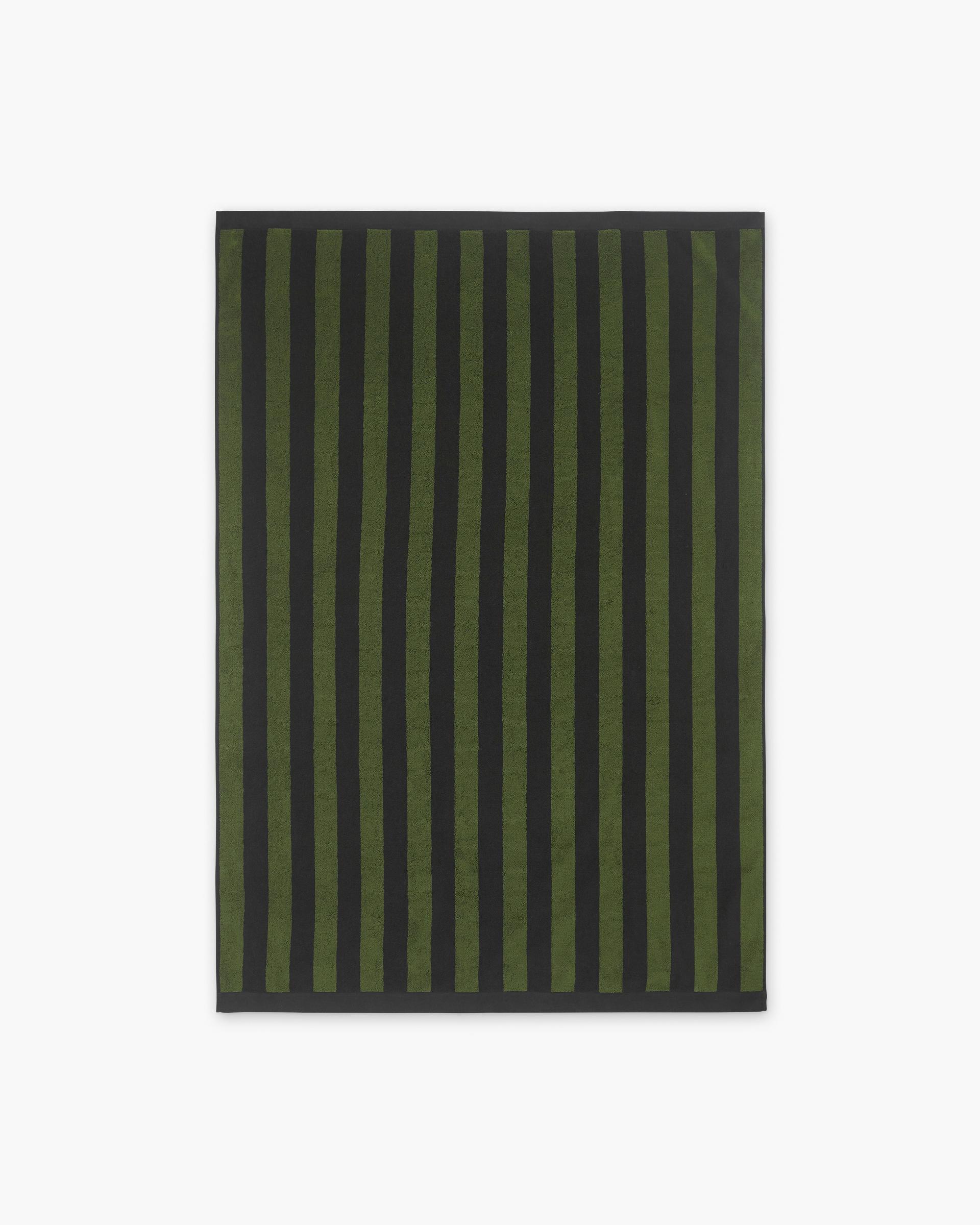 Green Stripe Towel