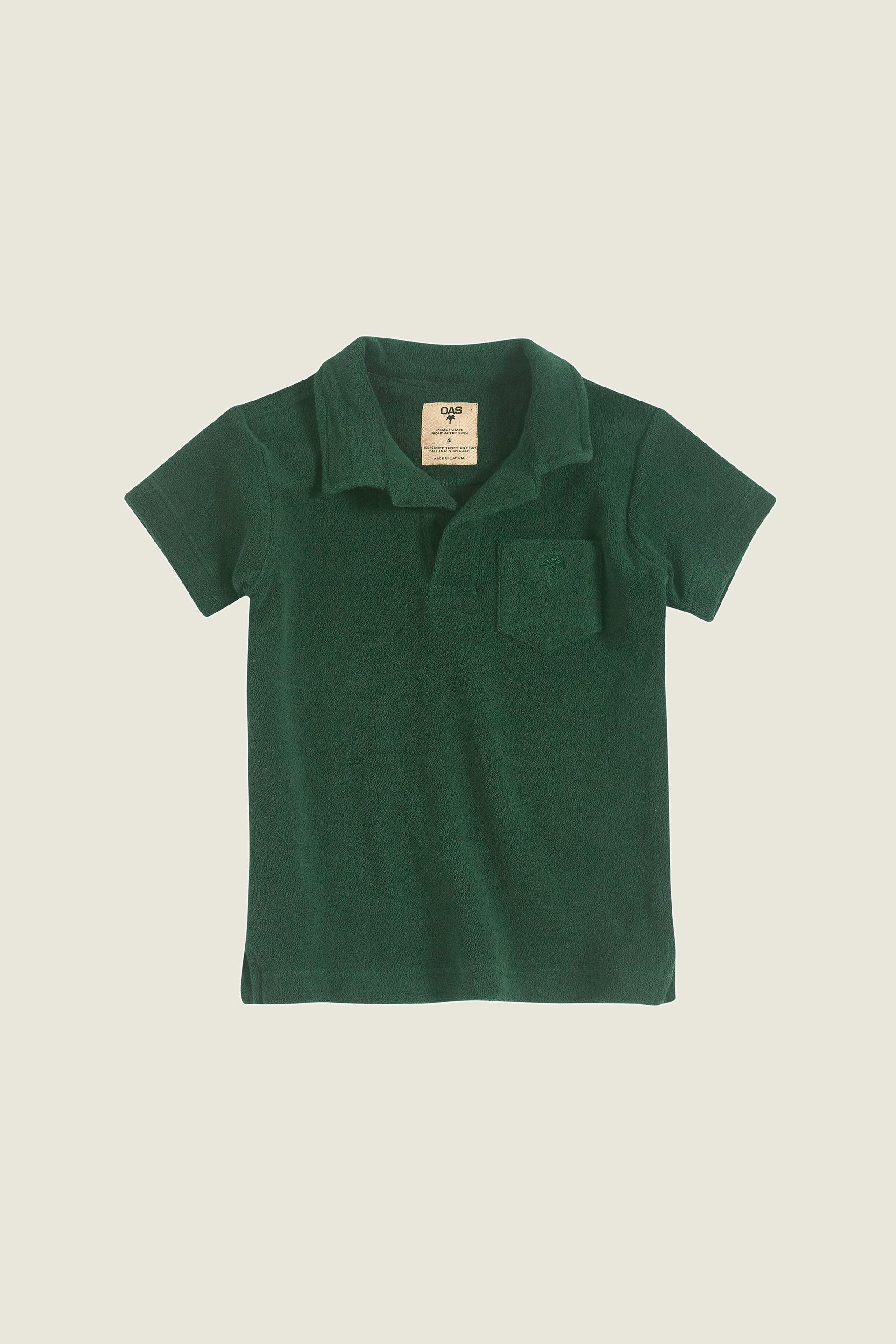 Kids Green Terry Shirt