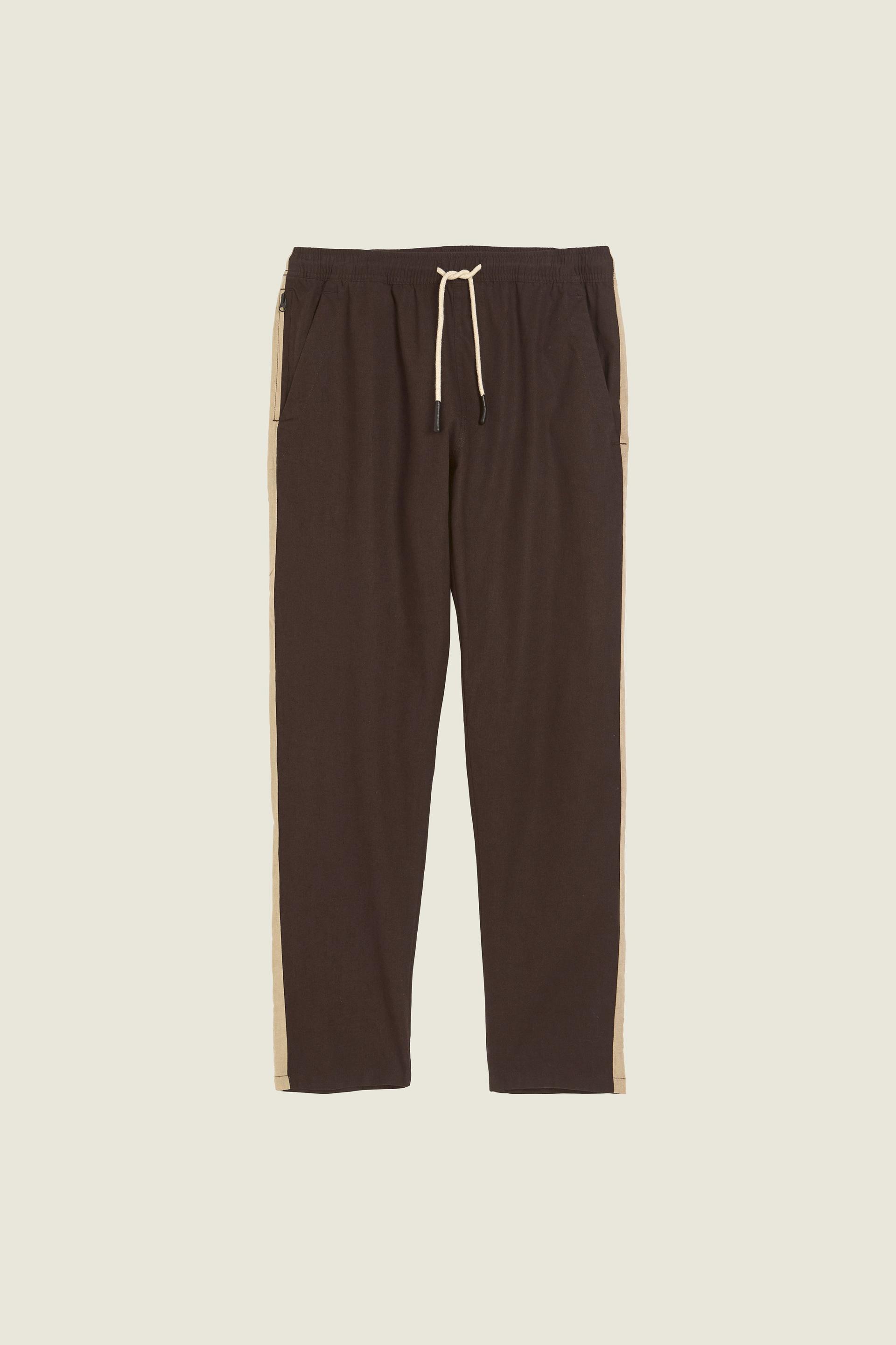 Brown Linen Long Pant