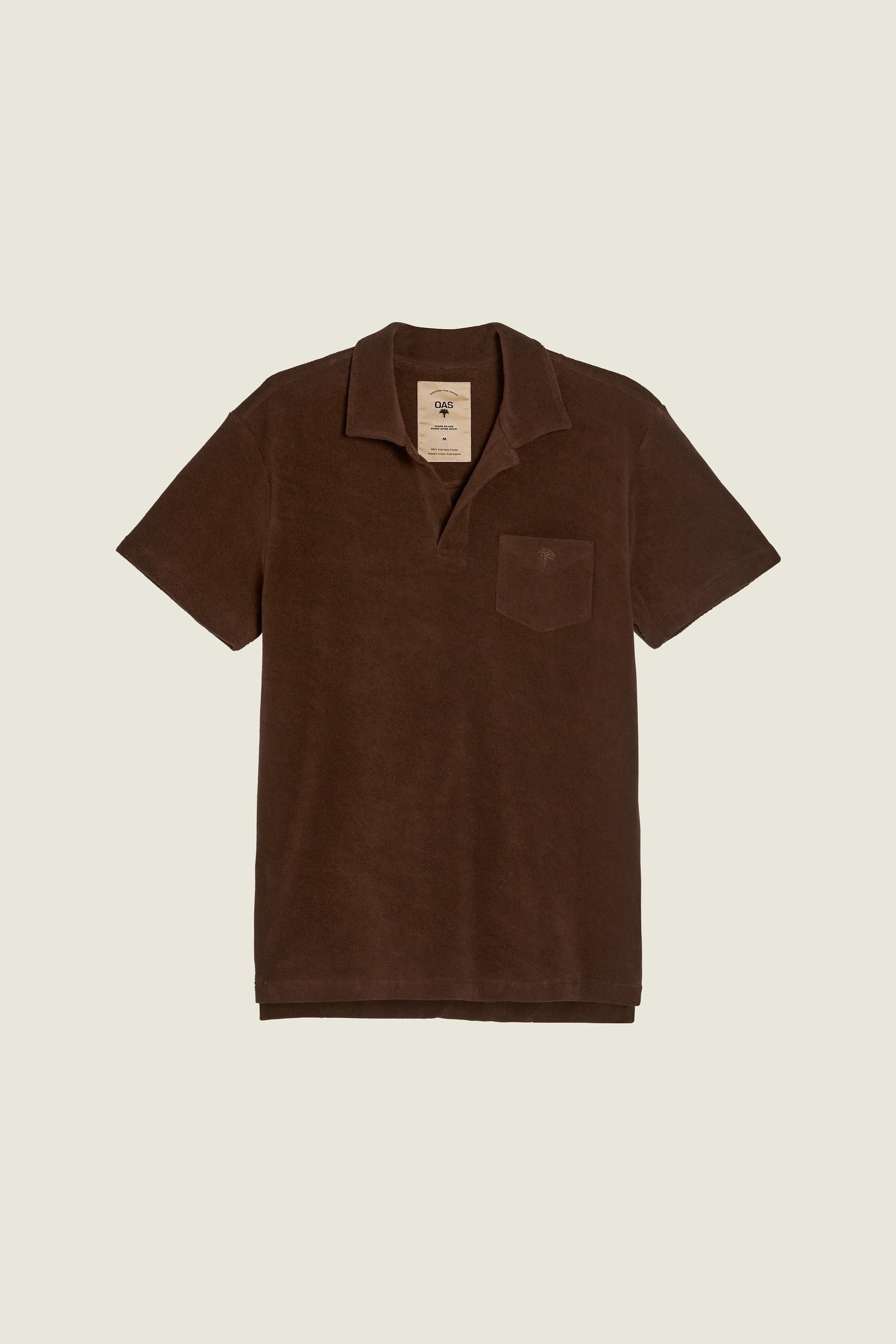 Brown Polo Polo-Shirt Frottee