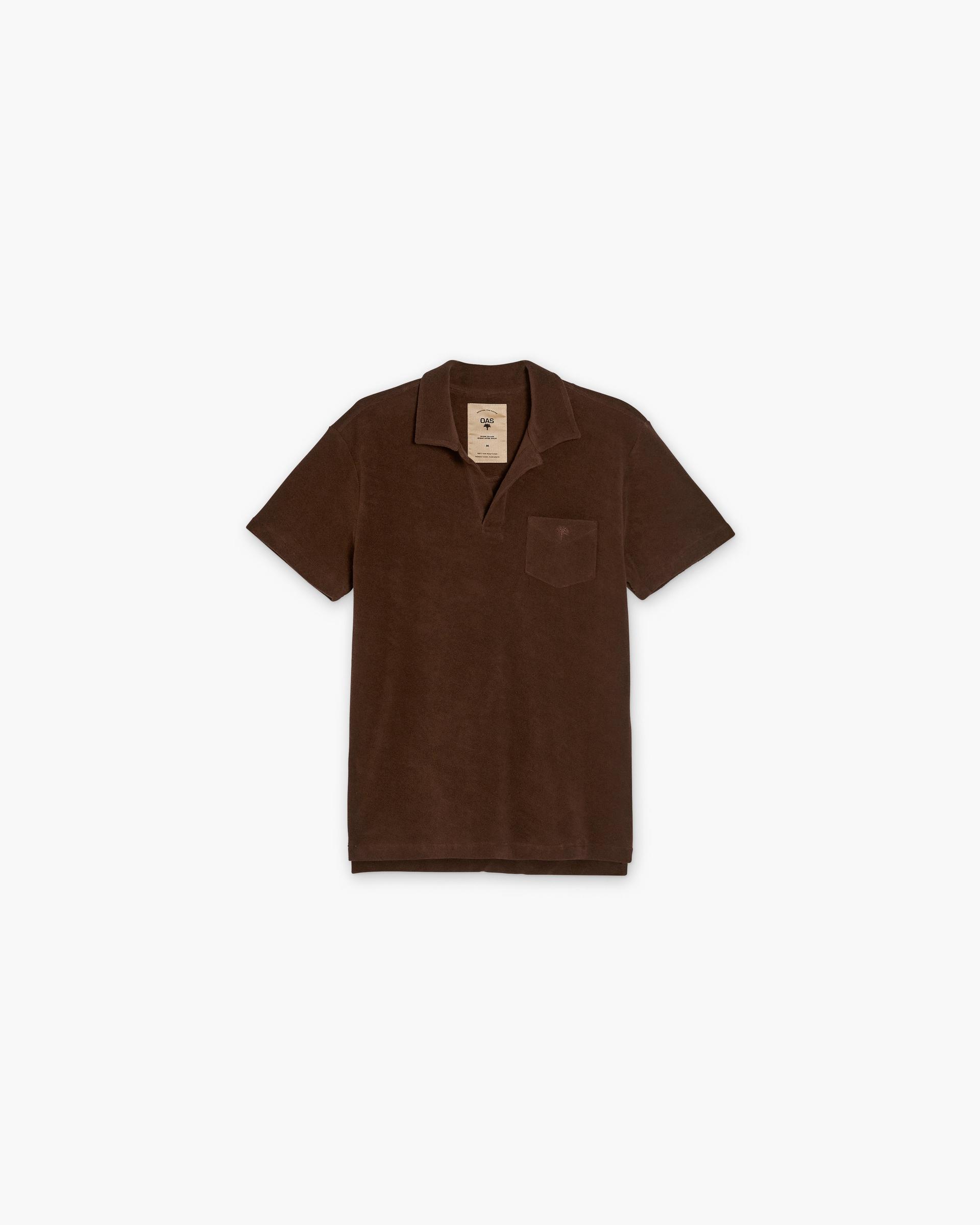 Brown Polo Terry Shirt