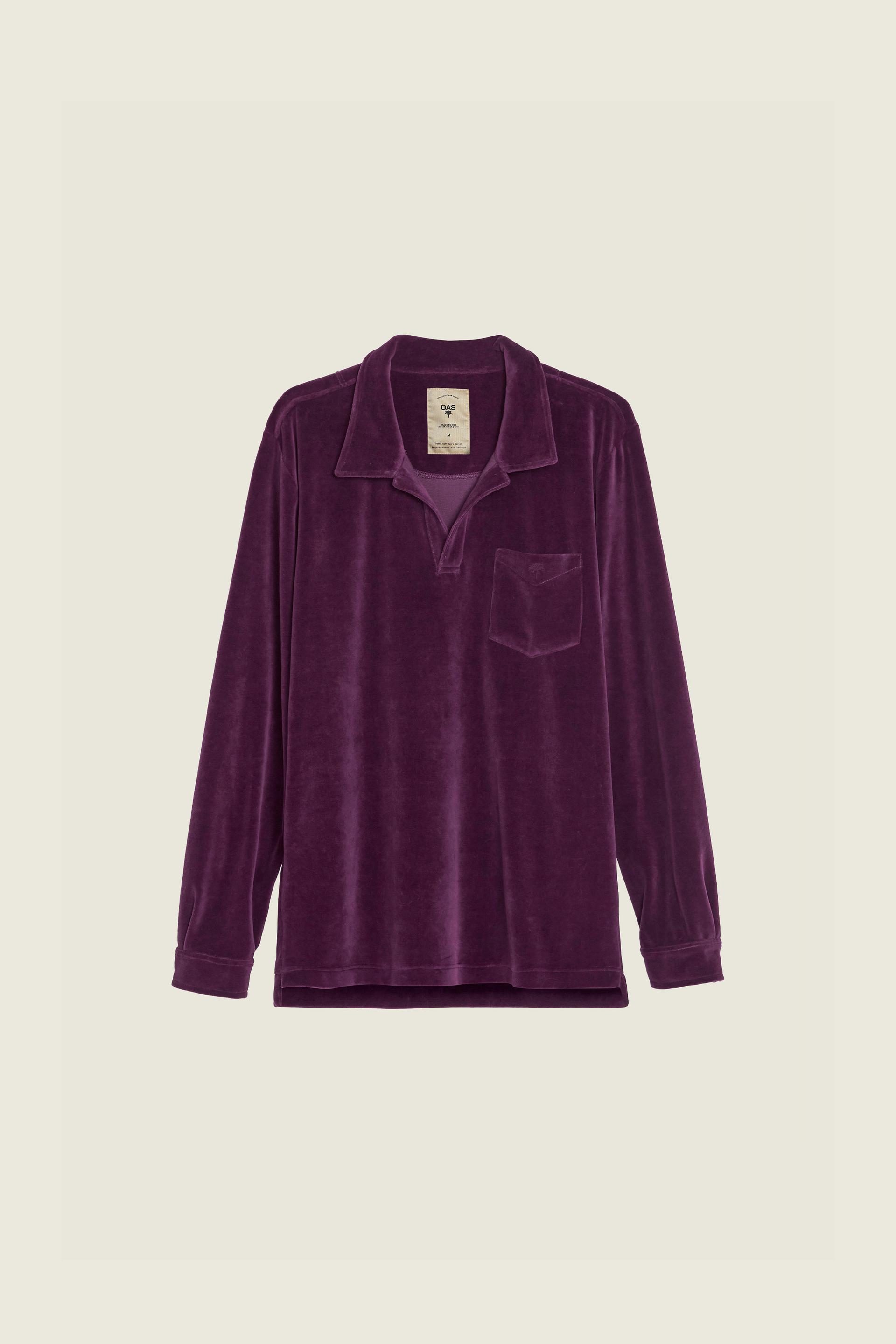 Dandy Purple Velour Long Sleeve