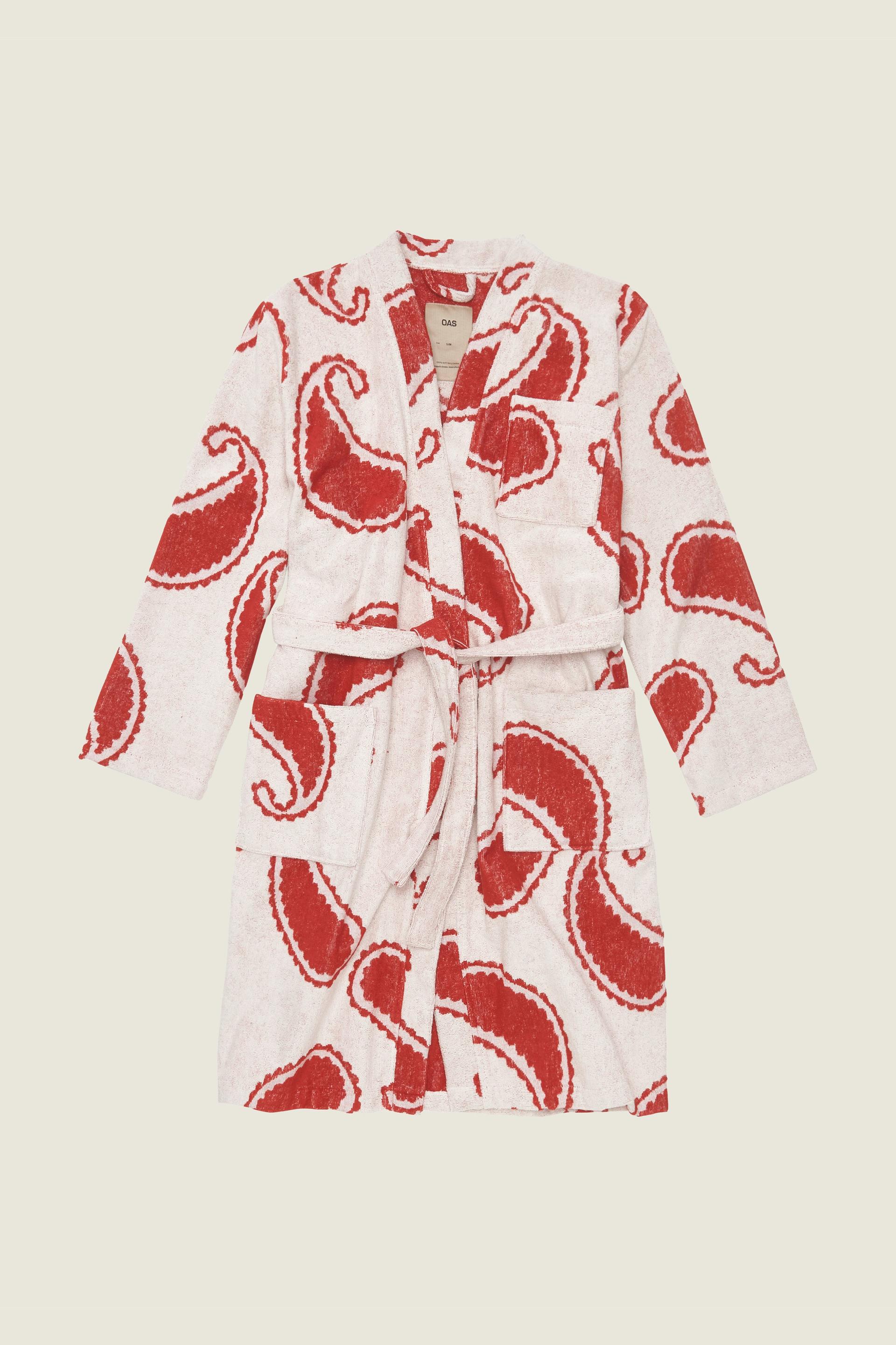 Red Paisley Robe