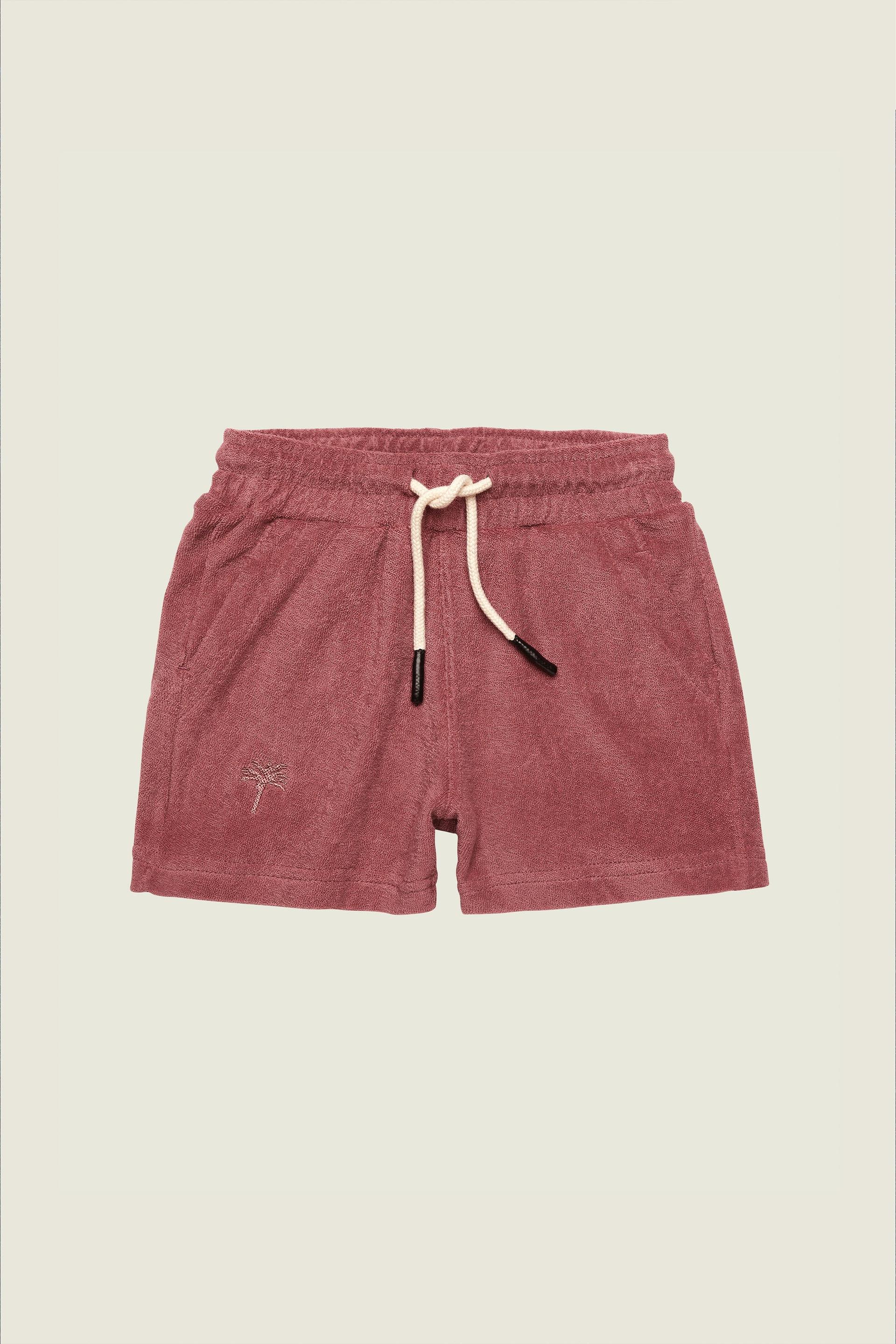 Dusty Plum Frotté-Shorts Barn