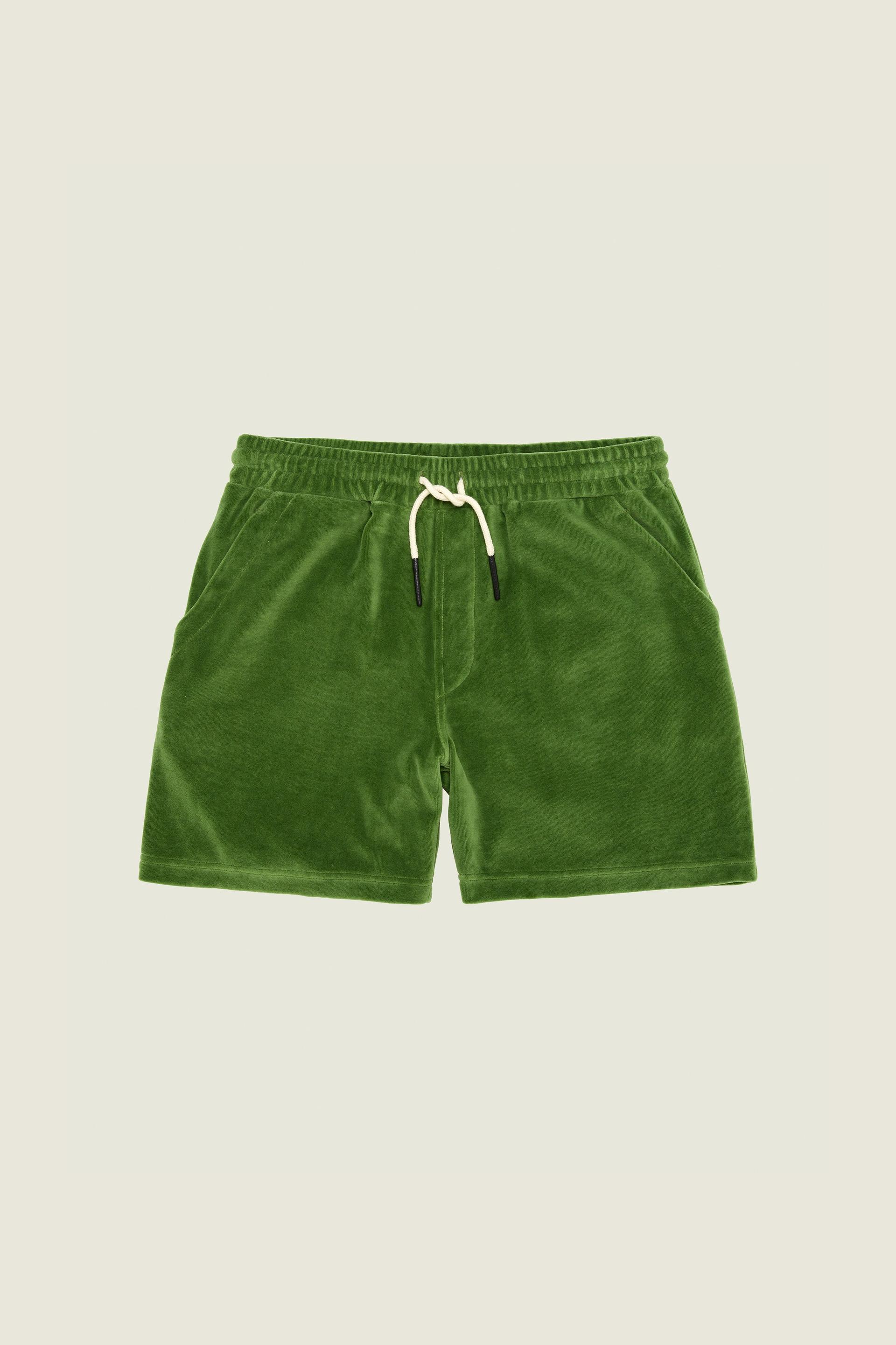 Penny Green Velour Shorts