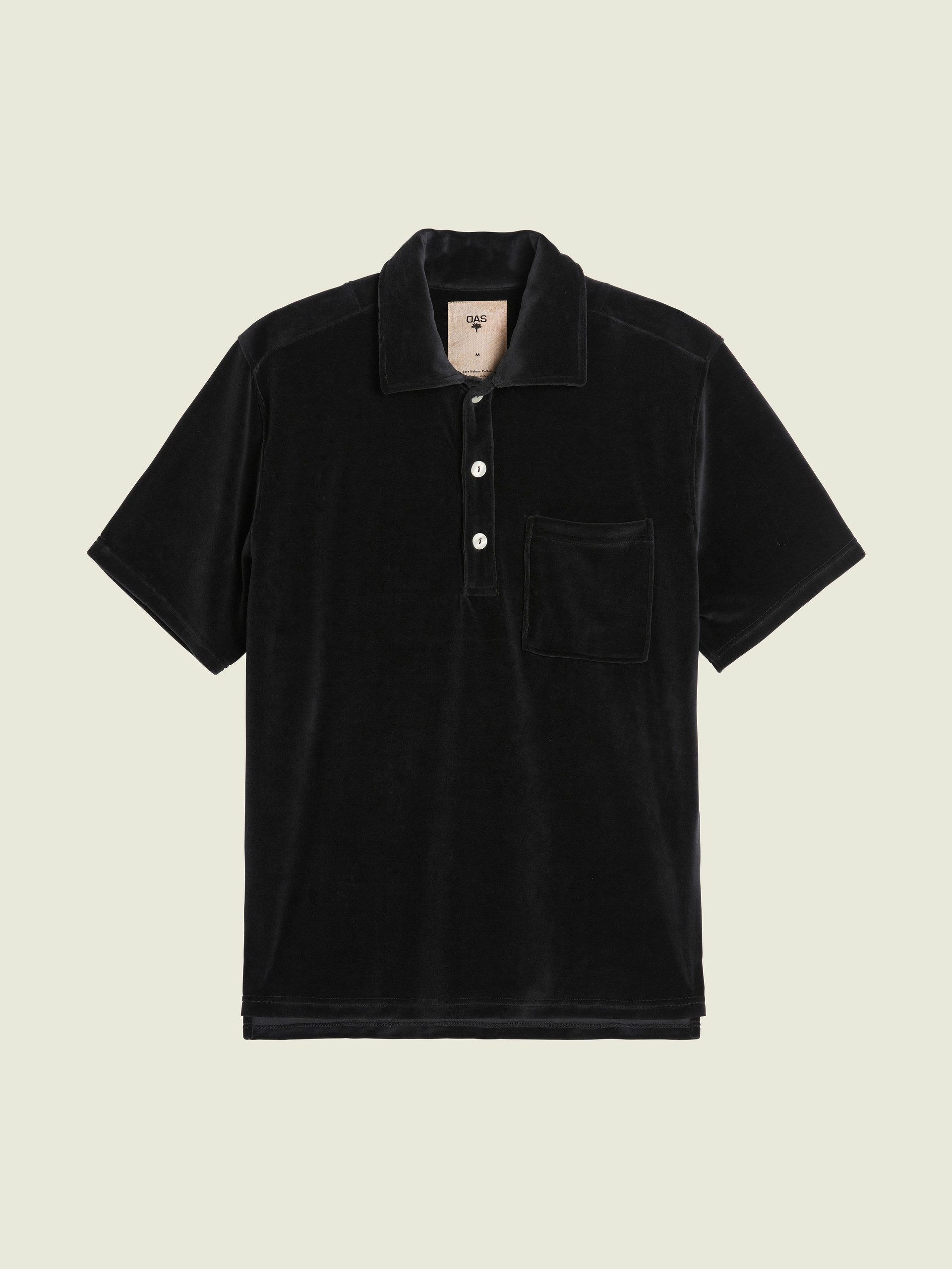 Nearly Black Girona Velour Shirt