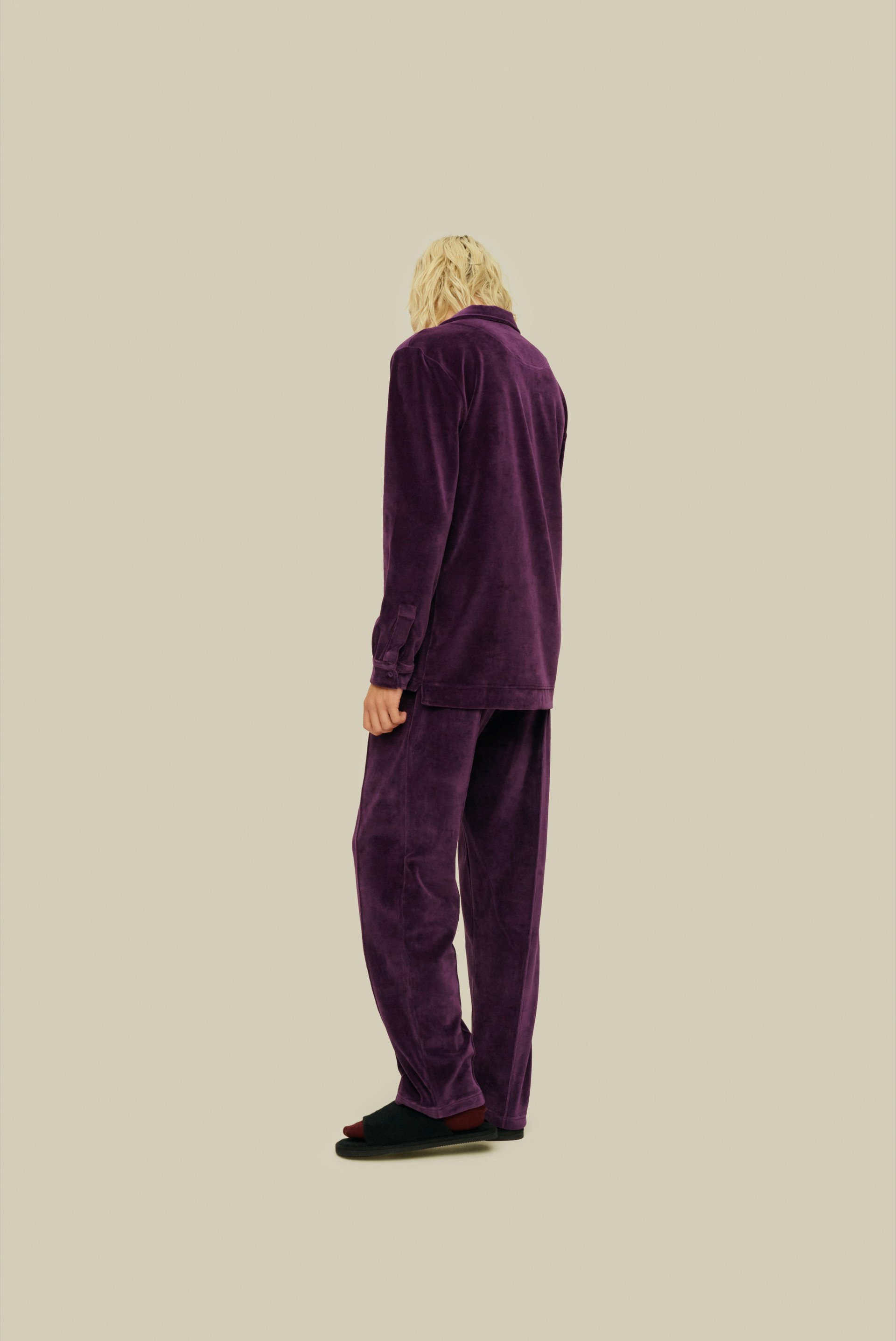 Dandy Purple Velour Pants
