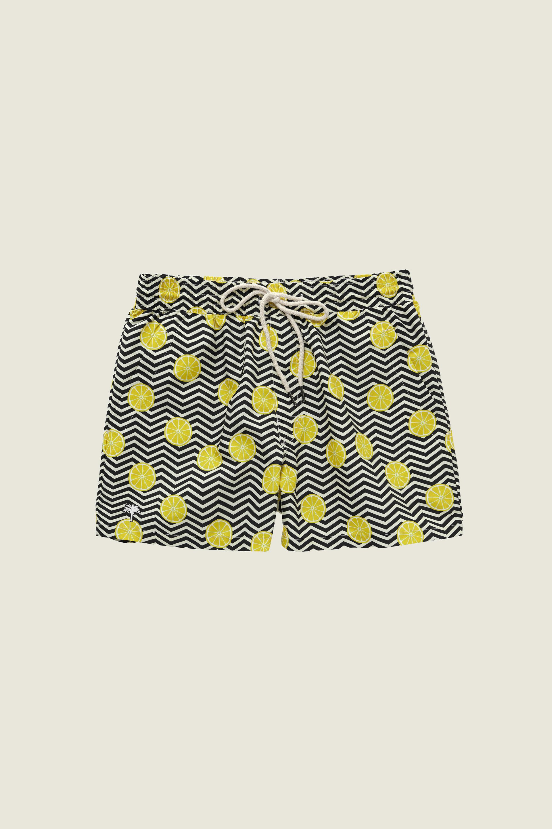 Black Lemon Swim Shorts