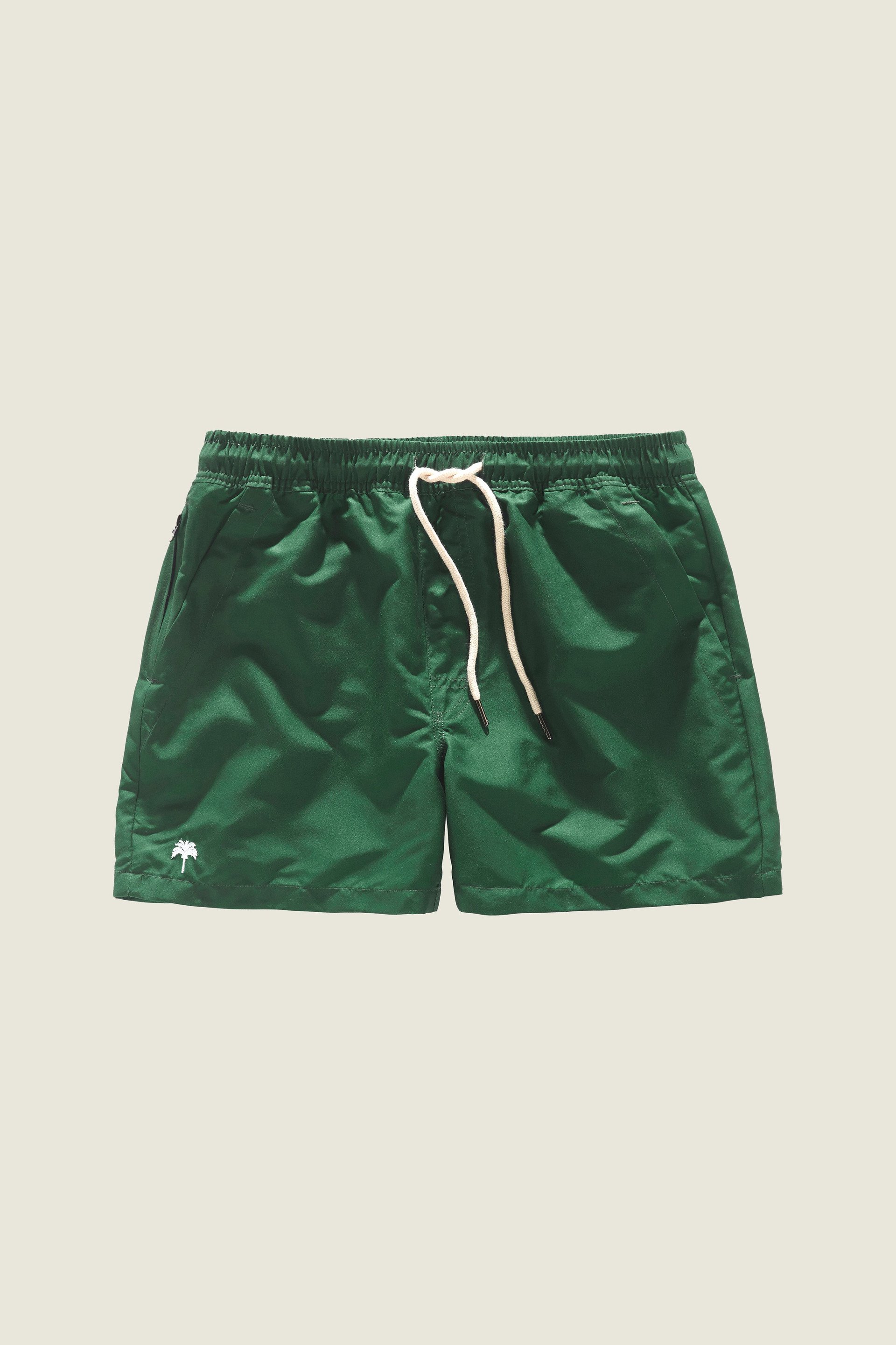 Dark Green Swim Shorts